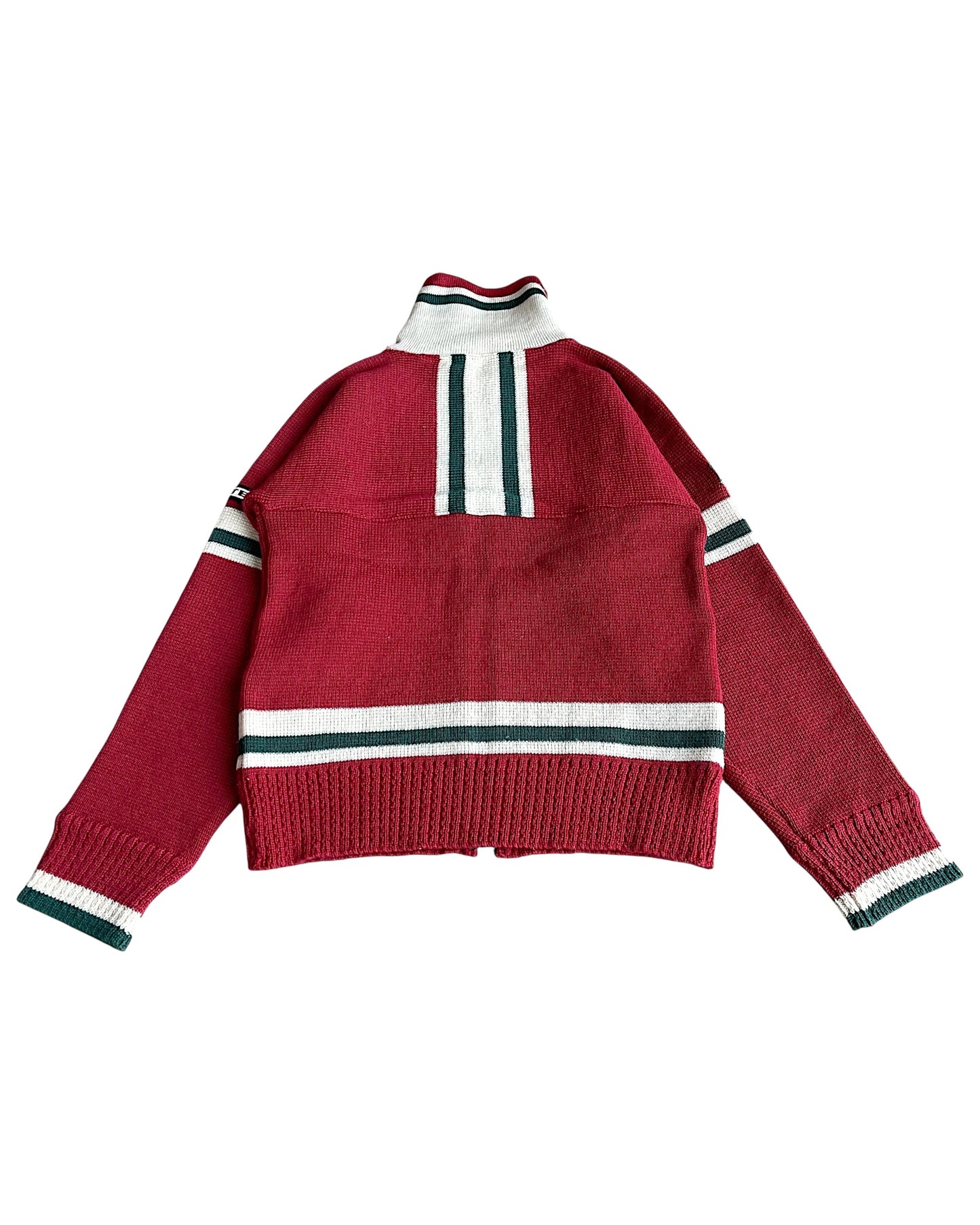 Hysteric Glamour 2000s Embroidery Patches Drivers Knit Jacket