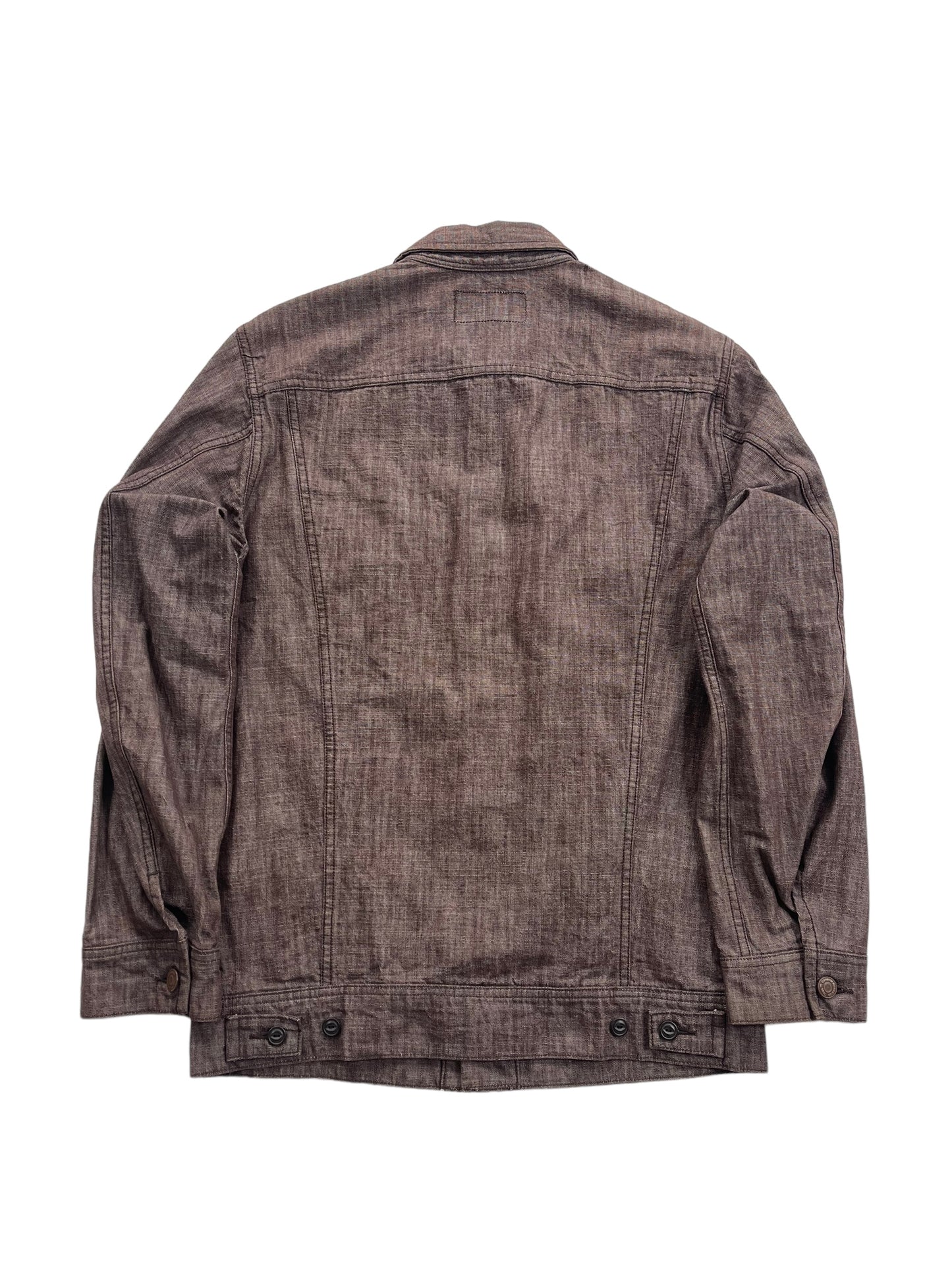 2003 General Research Color Denim Work Trucker Jacket