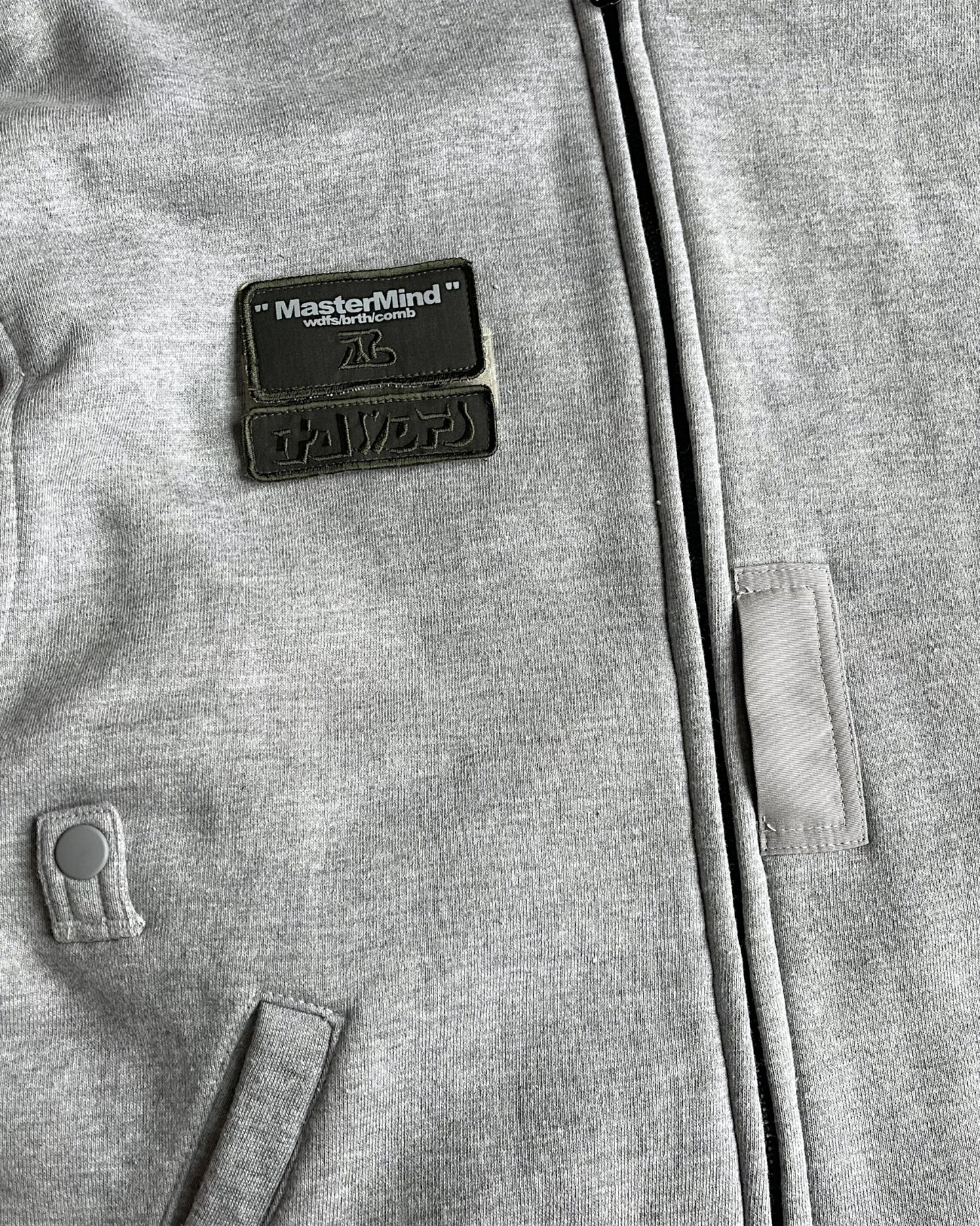 Breath Arabic Fur Fishtail Parka & Sweatshirt Bomber Patches Jacket