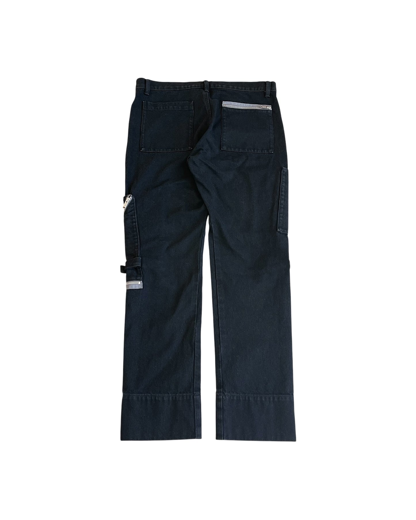 Undercover Multi-Pocket Zipper Bondage Denim Jeans