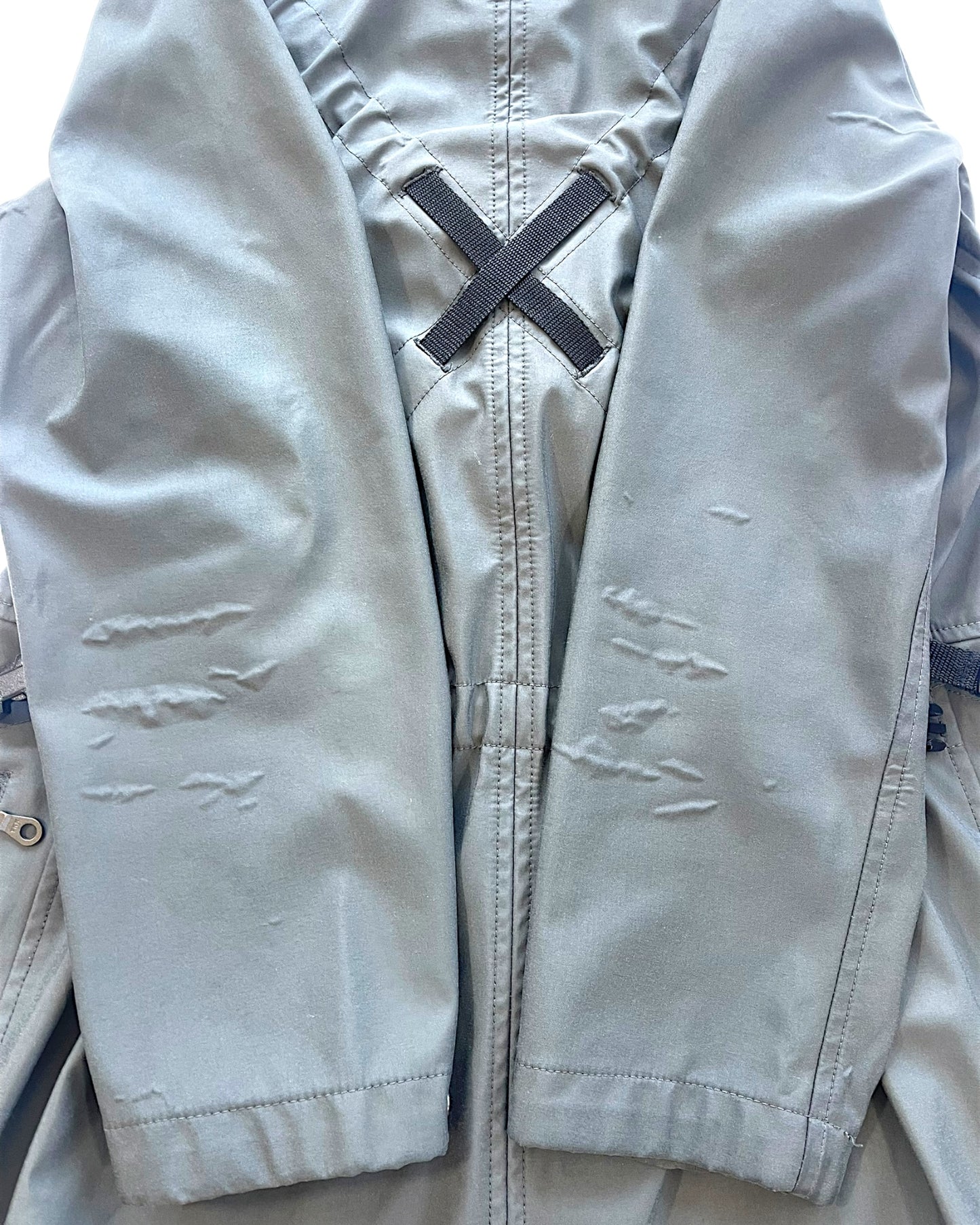 Marithè + François Girbaud 00s Parachute X Bungee Bonded Nylon Coat