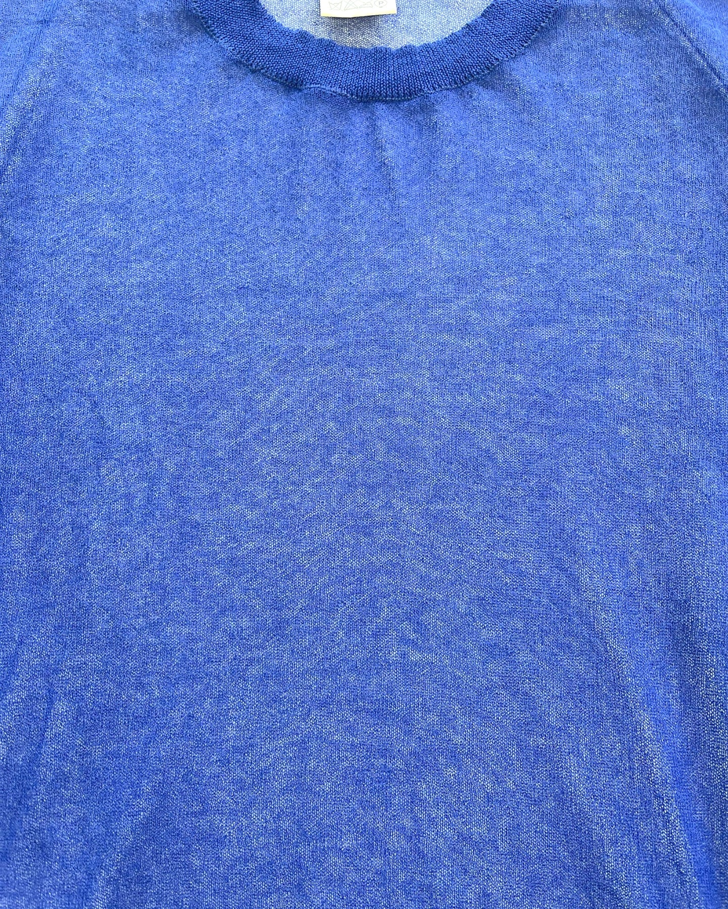 Y's Yohji Yamamoto SS13 Mesh Sheer Ribbed Long Sleeve Top