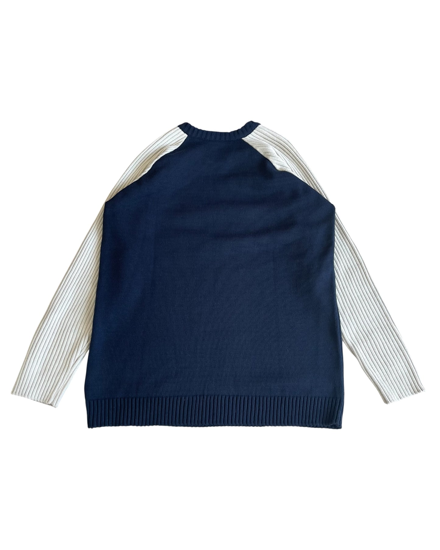 Diesel Denim Divison Felt Logo Zip Collar Knit Sweater