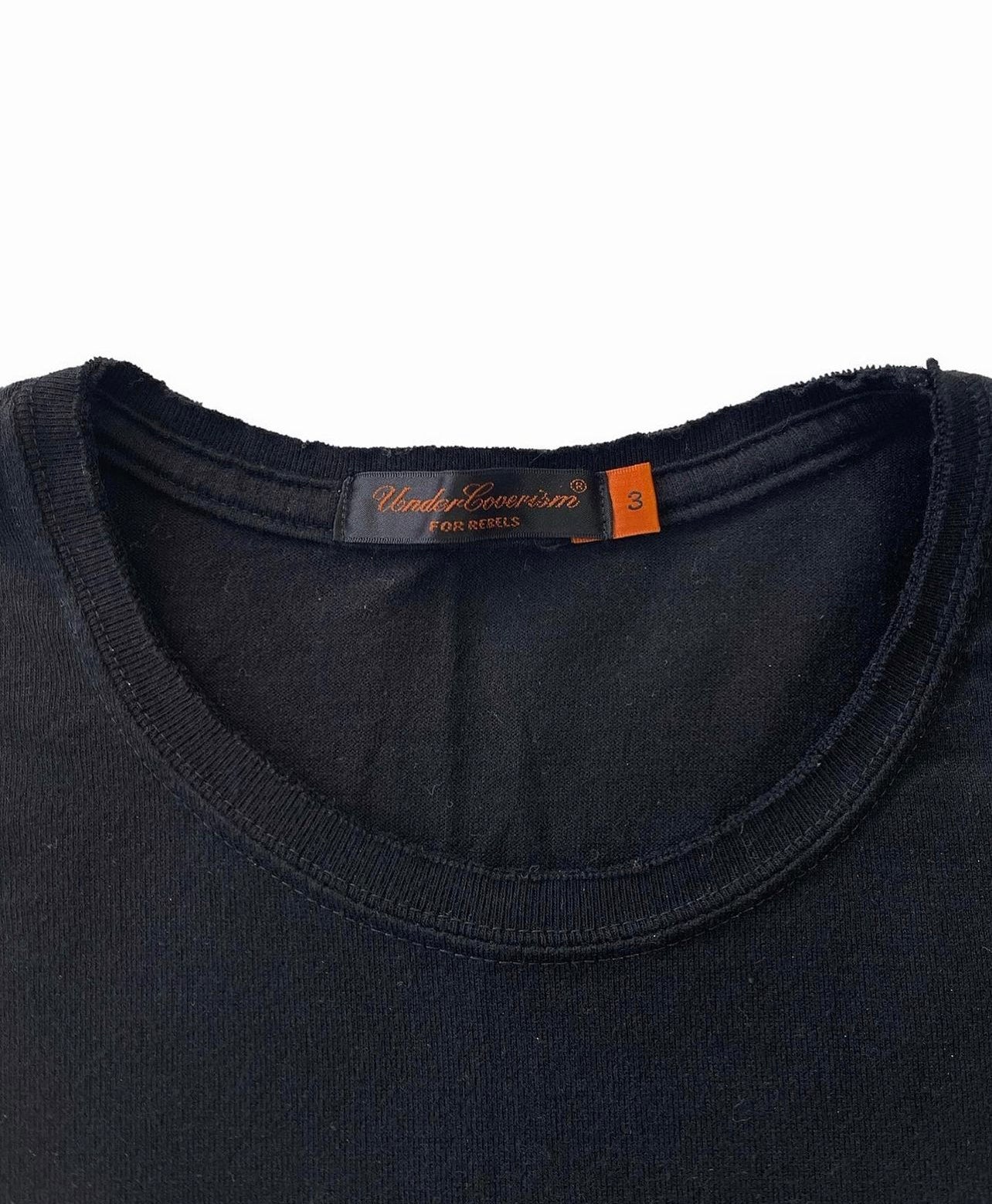 AW2005 Undercover “Arts and Crafts” Skull Control 3/4 Length Cut & Sew Top