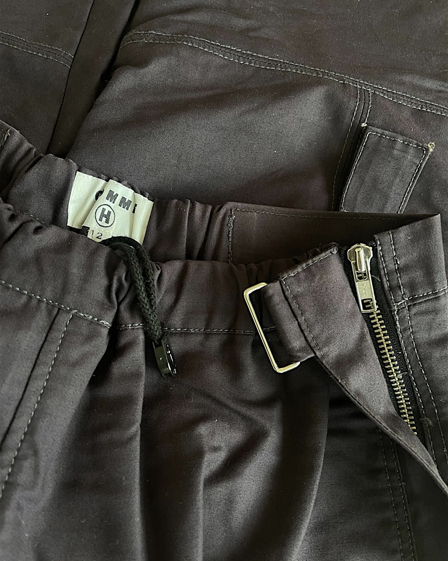 Gomme Homme 00s Reinforced Knee Full Length Zipper Pants