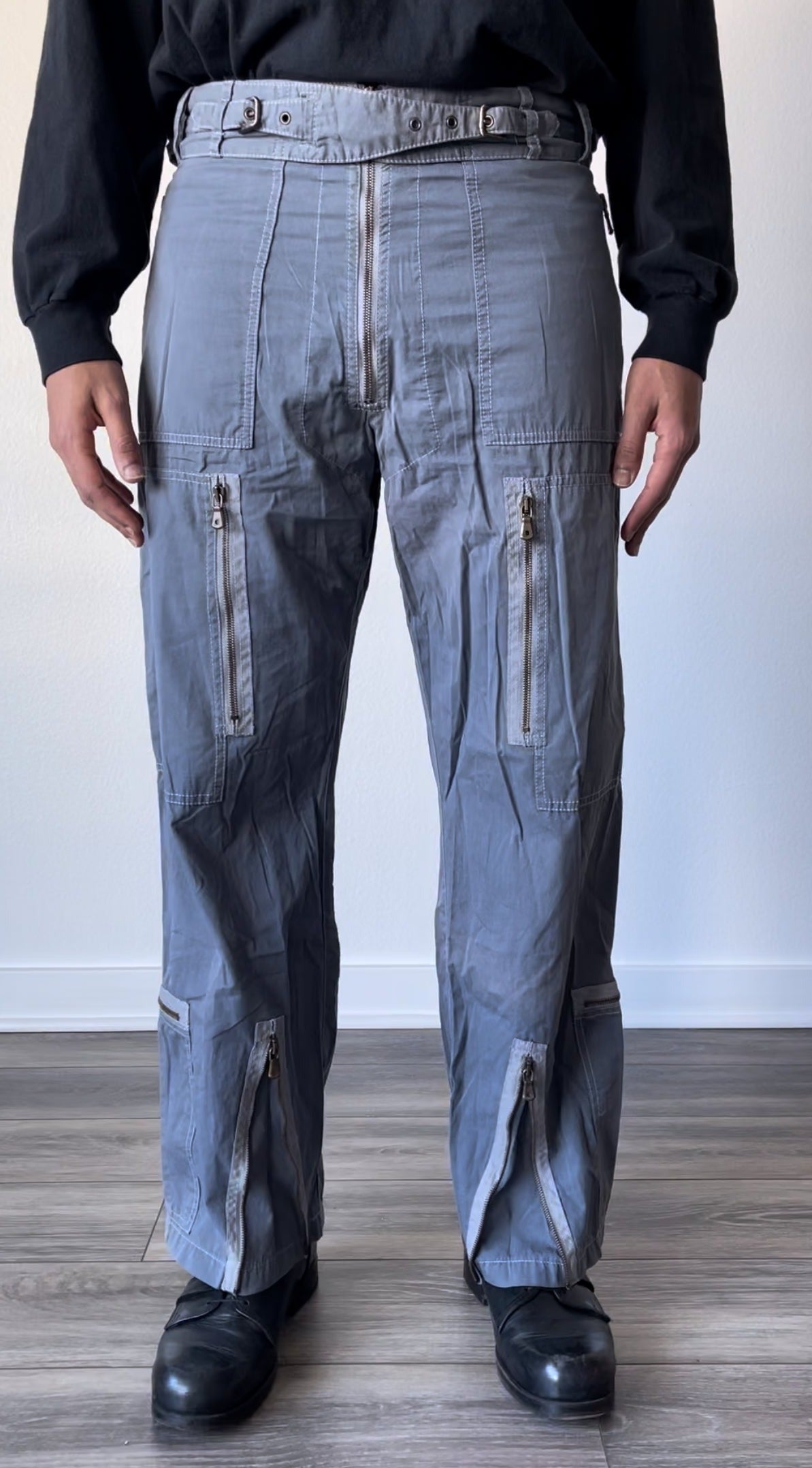 AW2003 Dolce & Gabbana Parachute Flight Cargo Pants