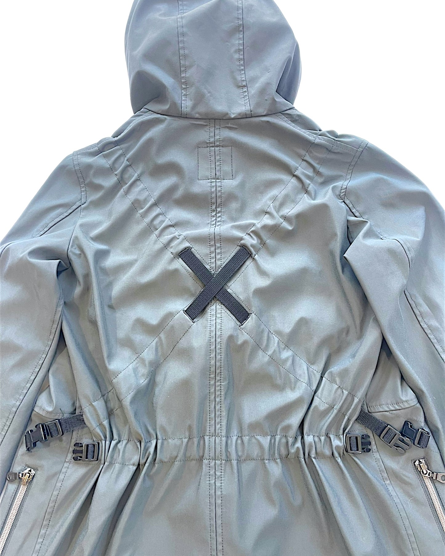 Marithè + François Girbaud 00s Parachute X Bungee Bonded Nylon Coat