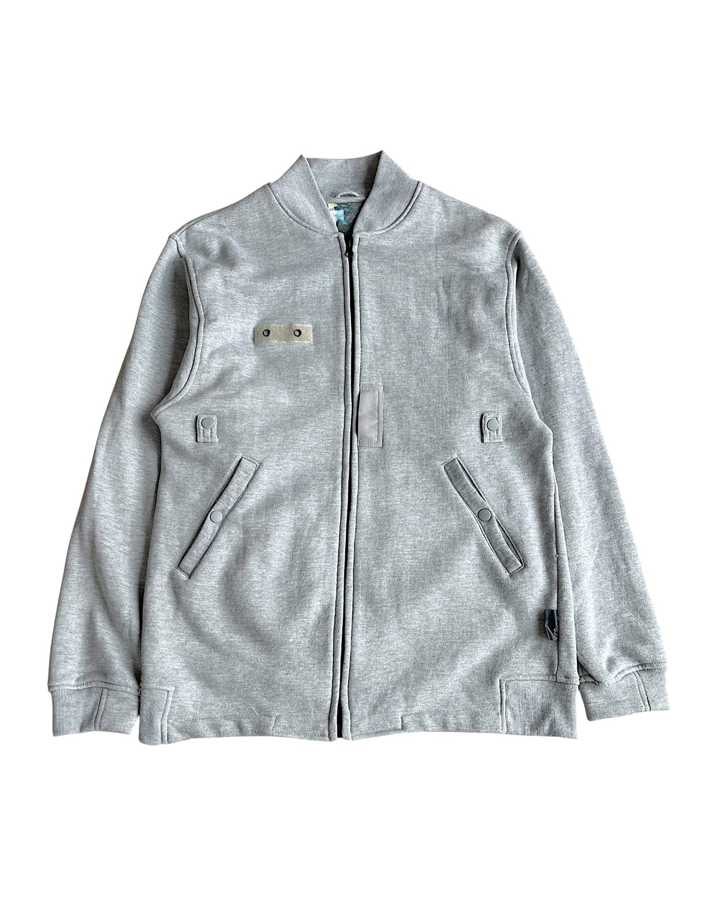 Breath Arabic Fur Fishtail Parka & Sweatshirt Bomber Patches Jacket