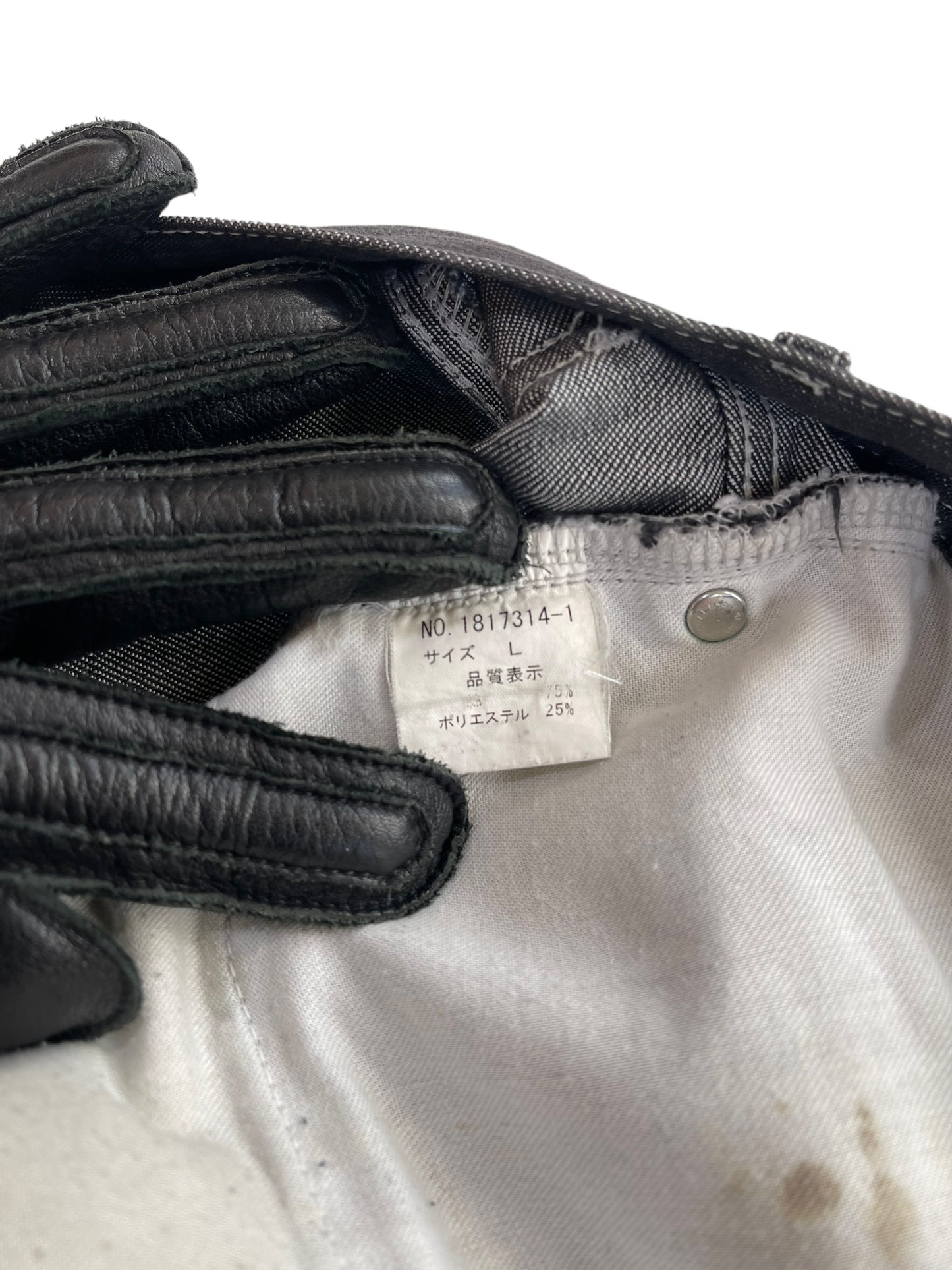 2000s Téte Homme White Stitch Straight Leg Denim