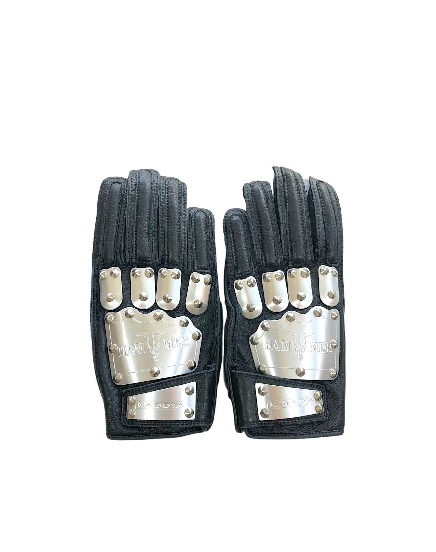 Kadoya Hammer Studded Spike Armor Leather Gloves