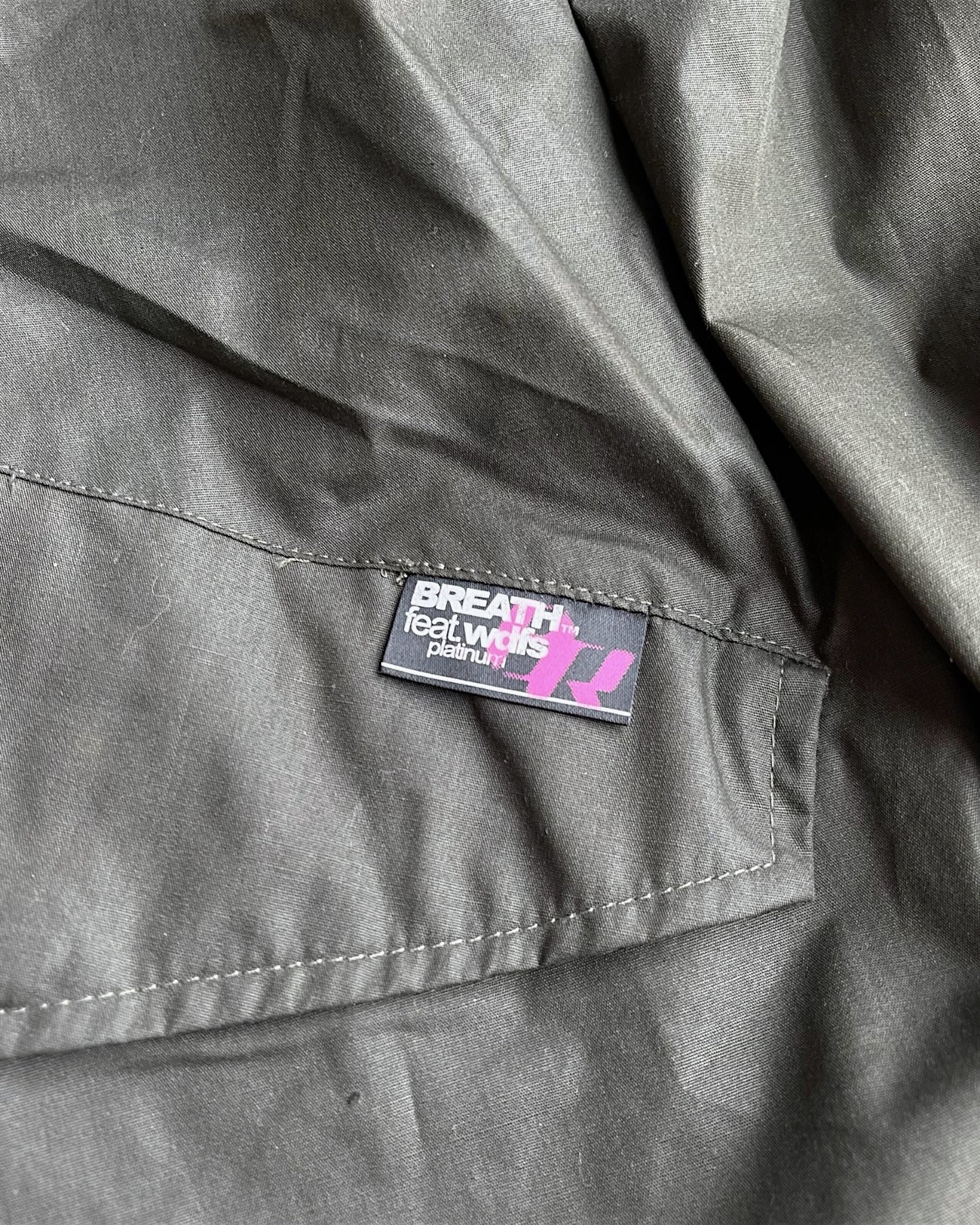 Breath Arabic Fur Fishtail Parka & Sweatshirt Bomber Patches Jacket