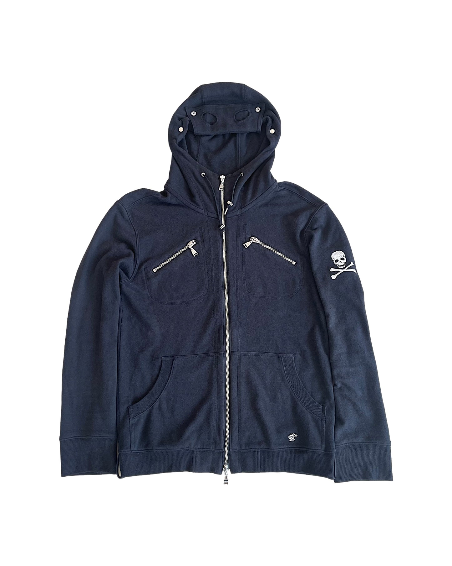 Loveless Goggle Mask Hood Skull Embroidery Jacket