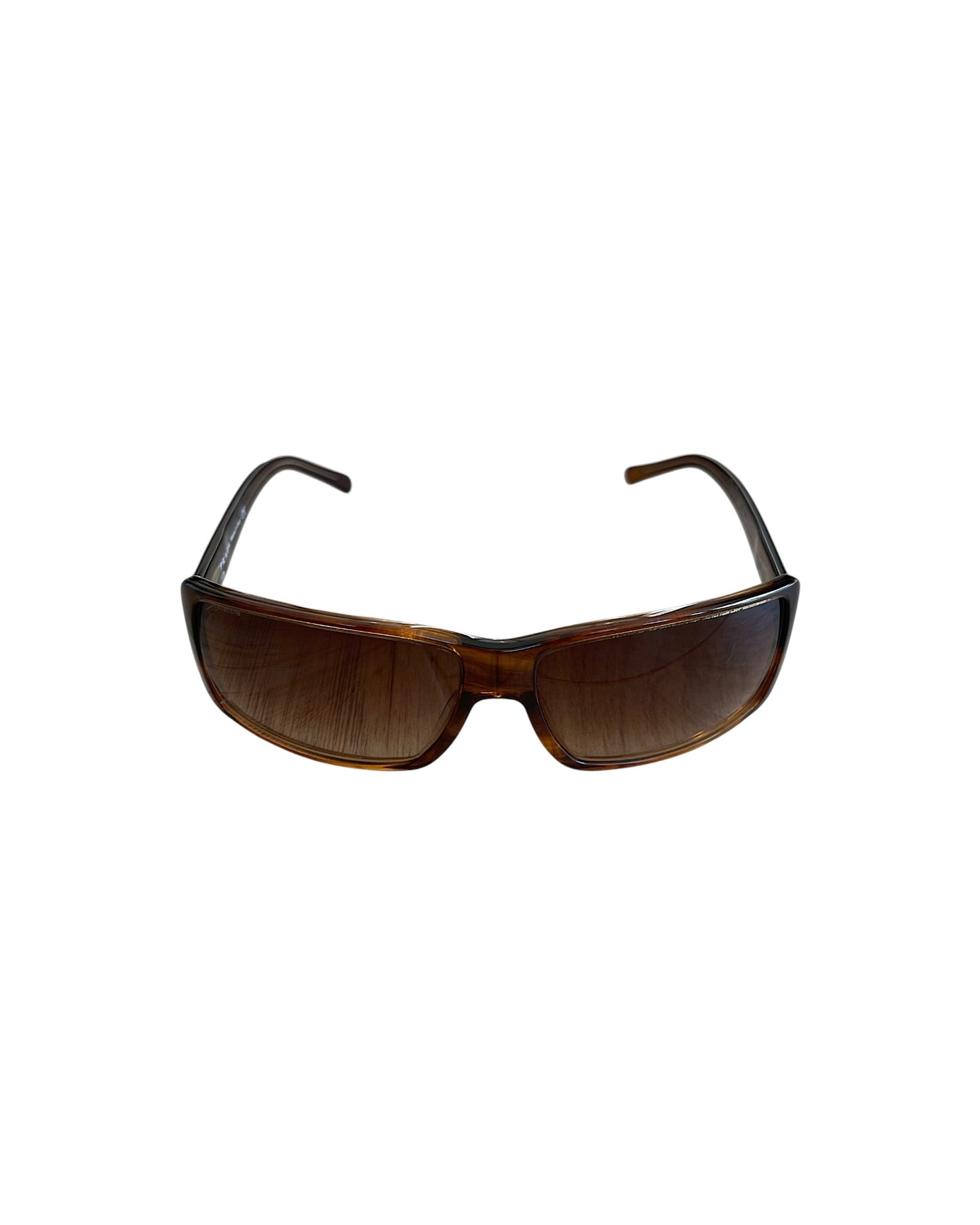 Prada FW08 Brown Rectangular Sunglasses