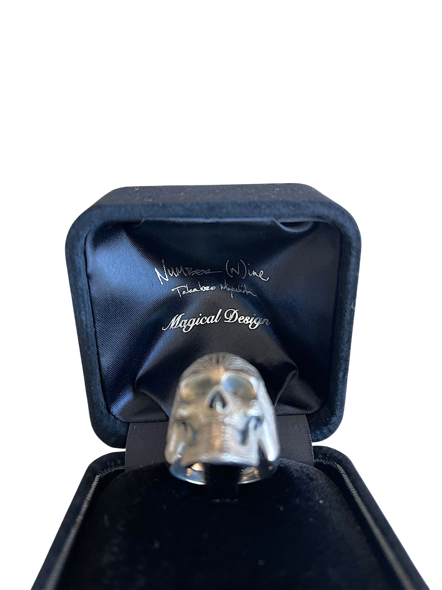 Number (N)ine AW07 'Love God Murder' Magical Design Skull .925 Silver Ring