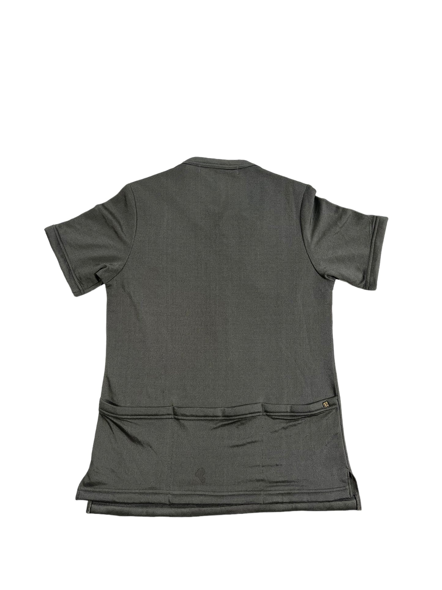 2000s Beauty:Beast Padded Puzzle Panel Cycling Mesh Top