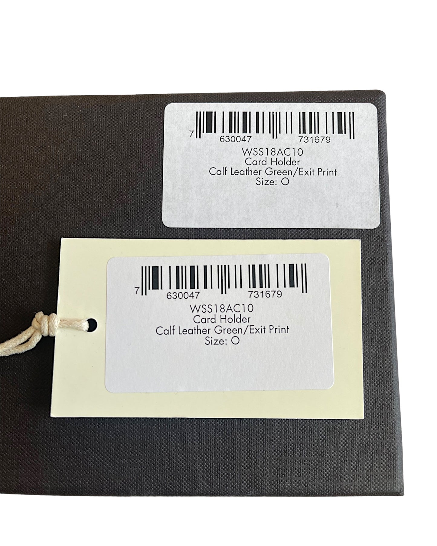 Vetements 2018 Exit Leather Card Holder Wallet