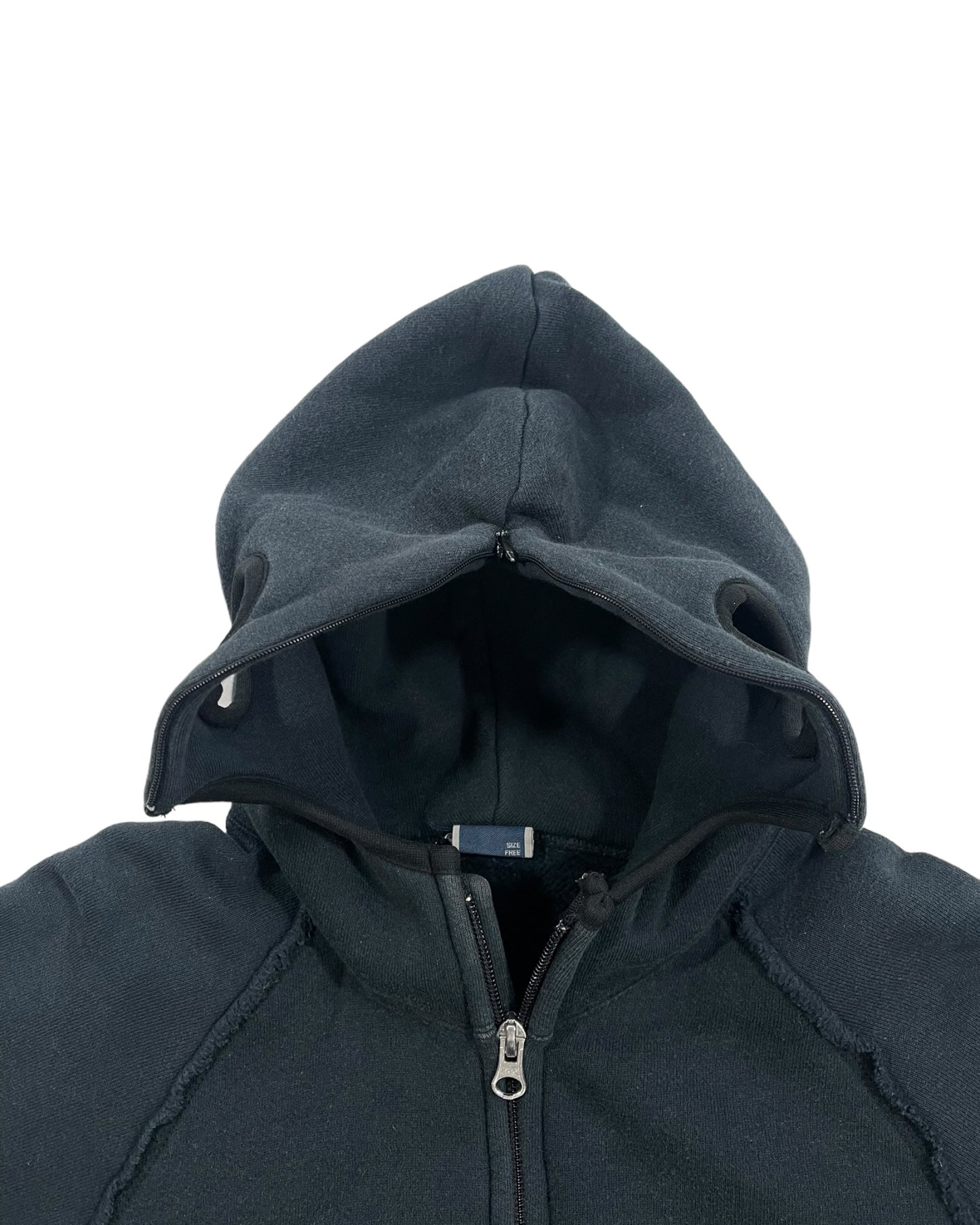 2000s PPFM Know What You’re Fighting For Gimp Mask Hoodie Jacket