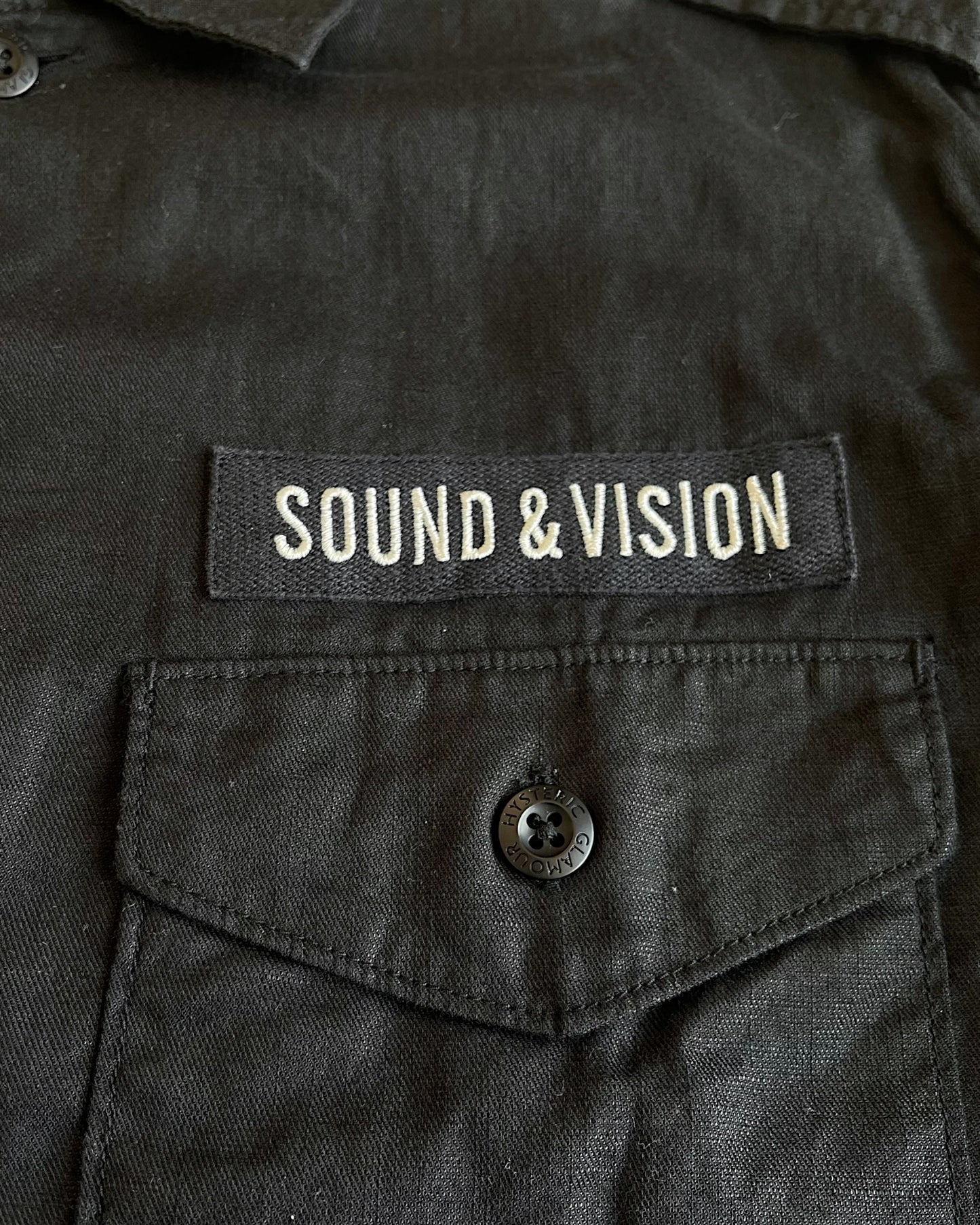 Hysteric Glamour Sound & Vision Patches M-65 Shirt