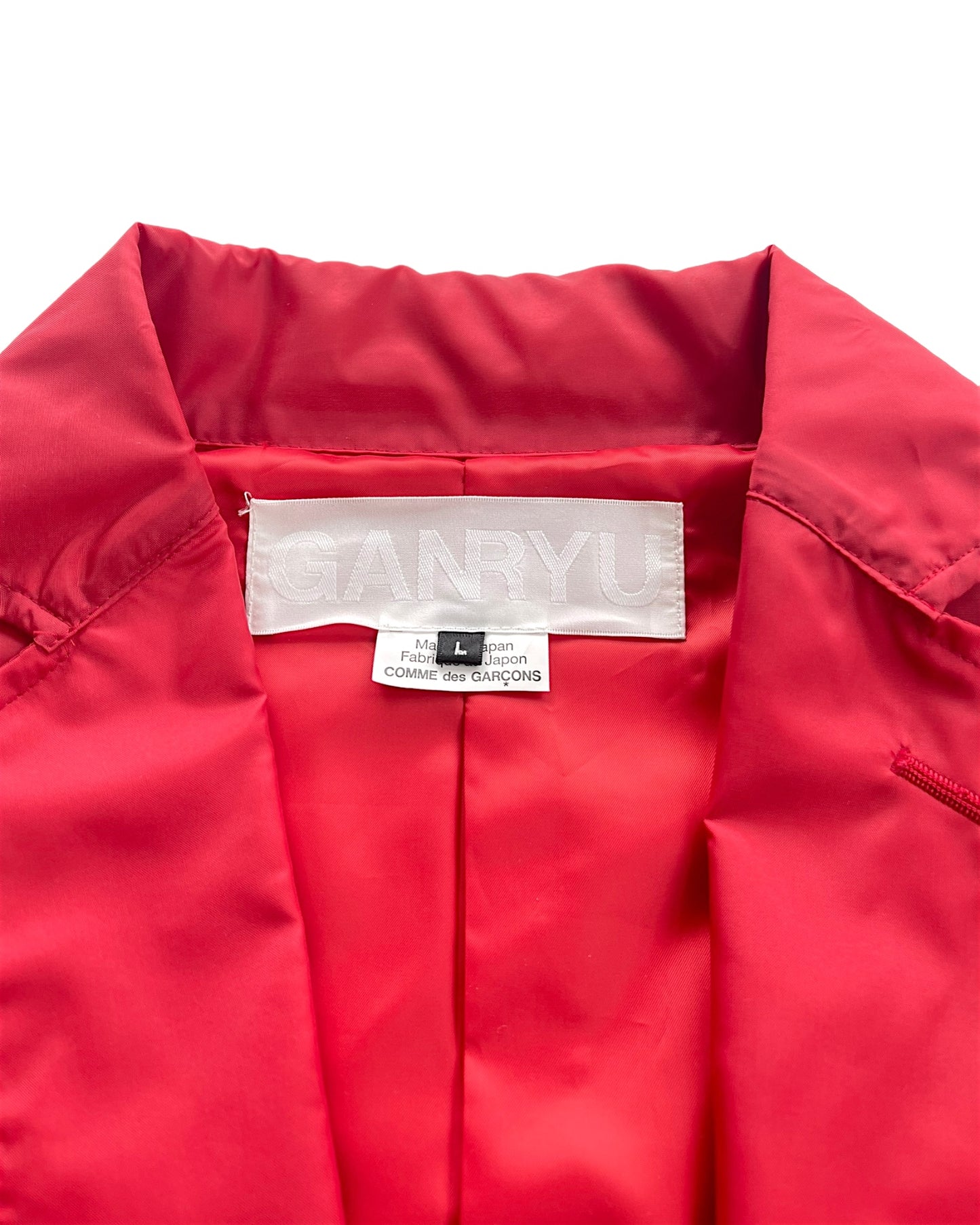 Ganryu Comme Des Garçons SS16 Lapel Nylon Coach Jacket