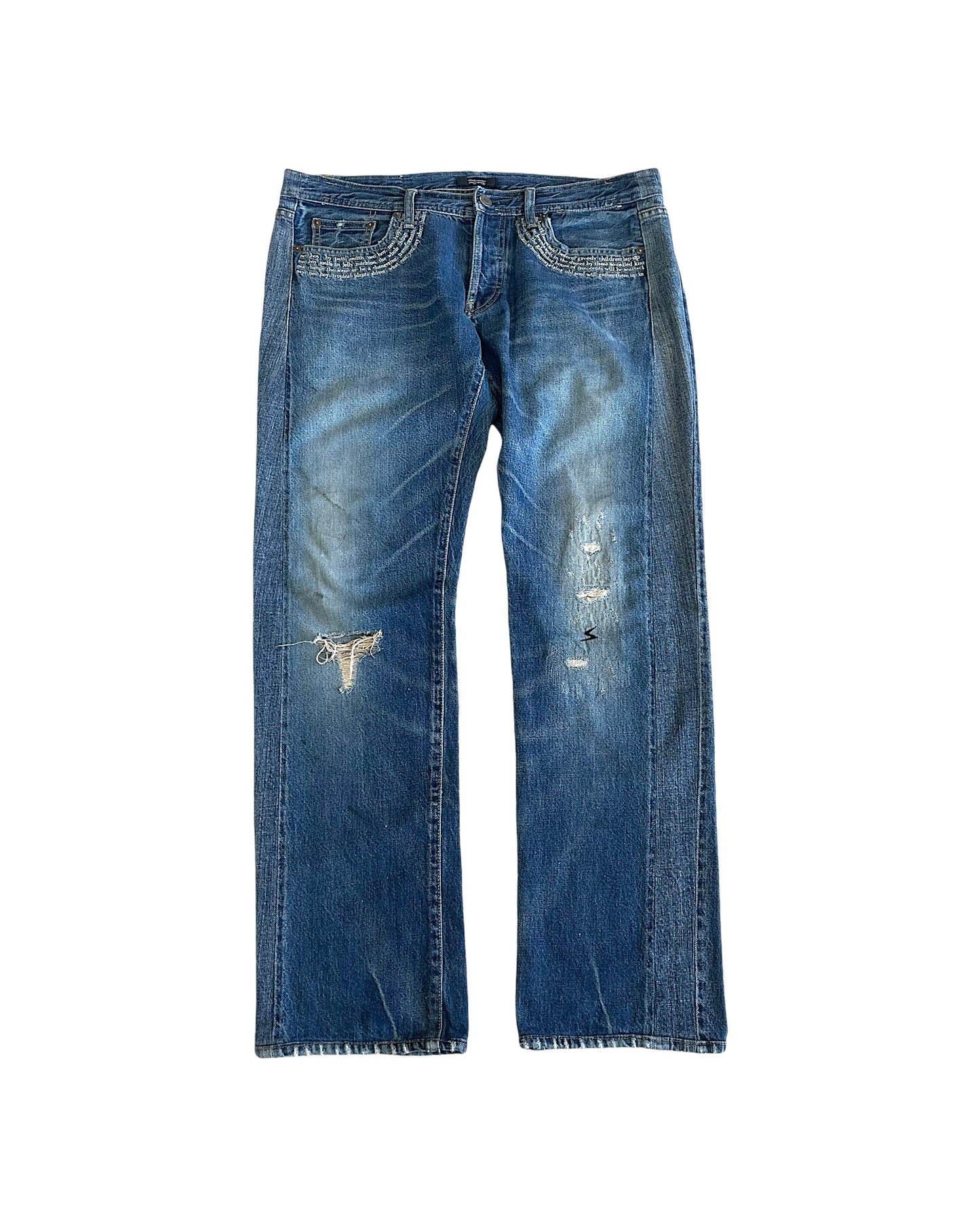 Undercover SS09 'Neoboy' Patti Smith Studded Denim Jeans