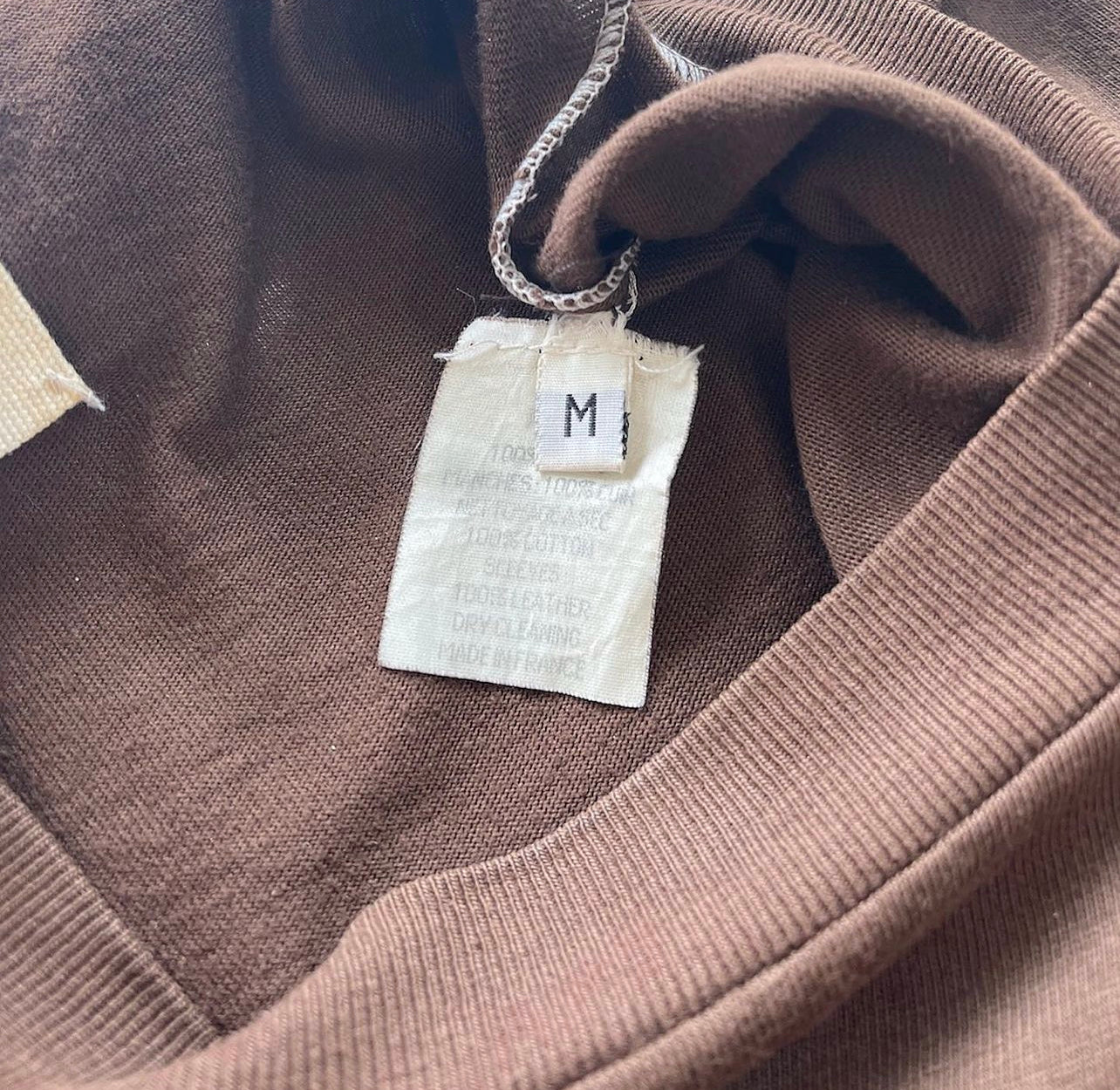 AW2004 Maison Martin Margiela Line 0 10 Artisanal Leather Sleeve Shirt