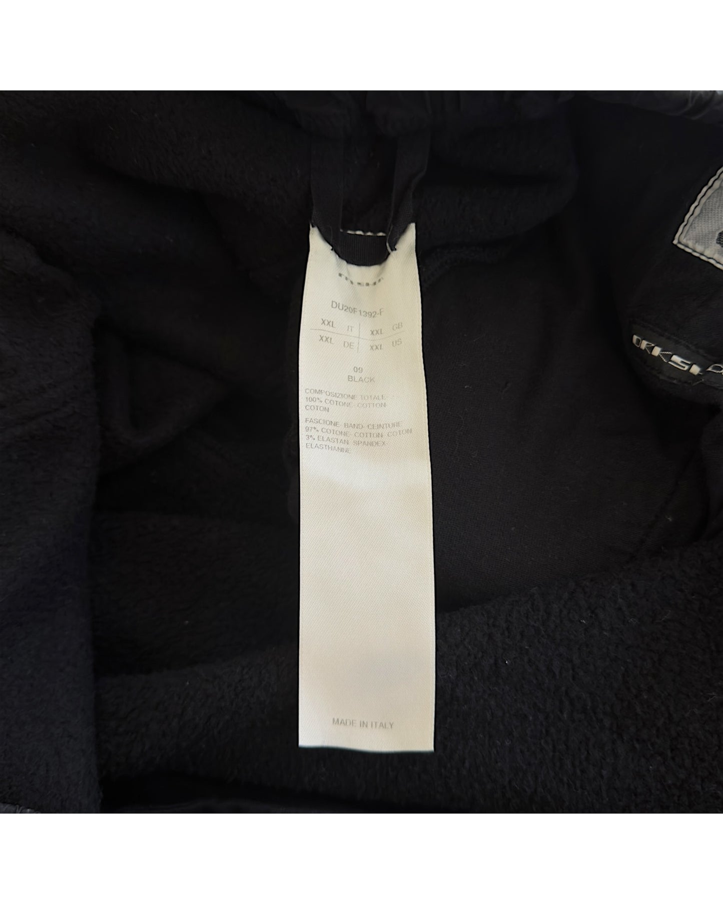 Rick Owens Drkshdw FW20 Fleece Lined Berlin Sweatpants