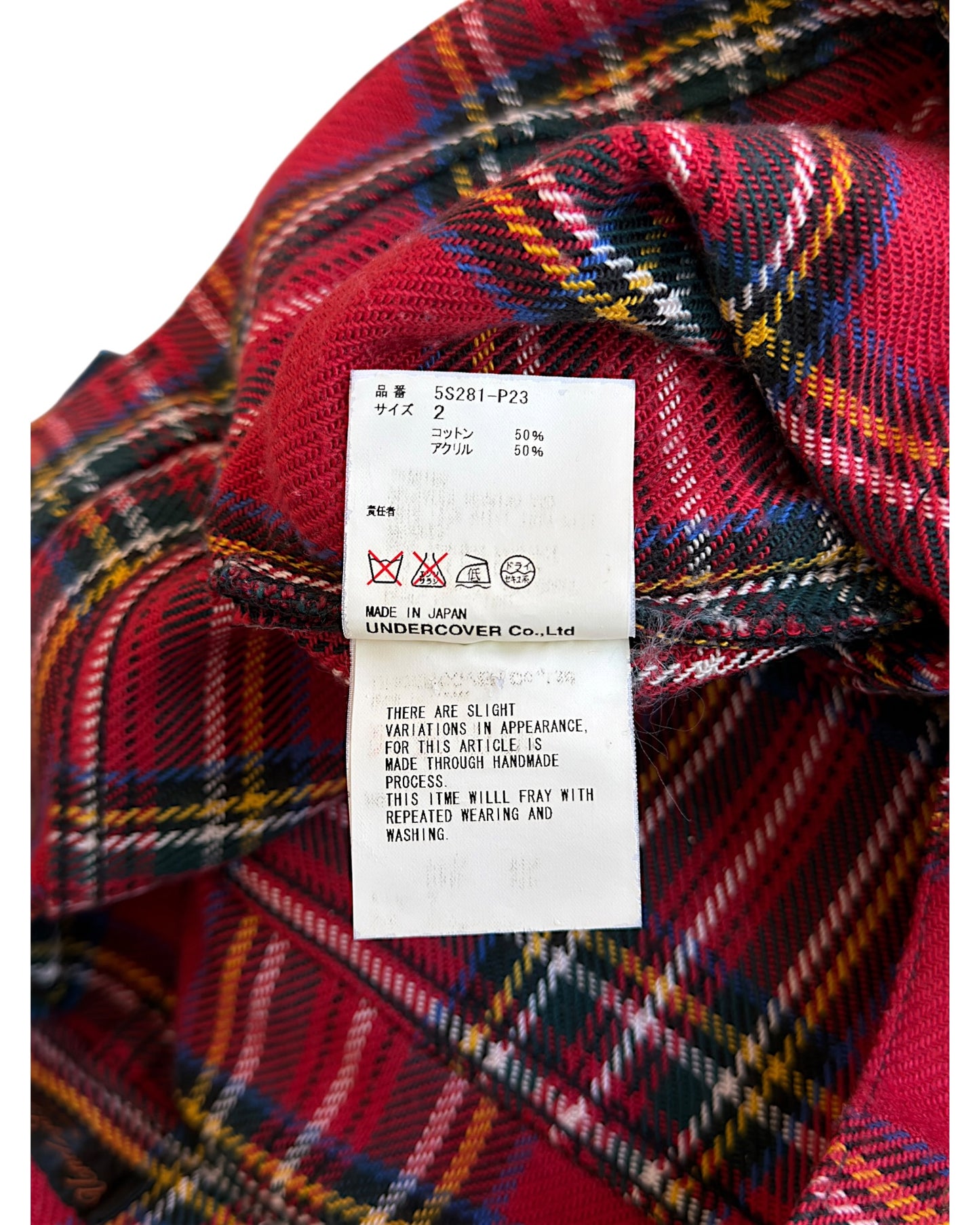 Undercover SS05 "But Beautiful II" Plaid Tartan Punk Pants