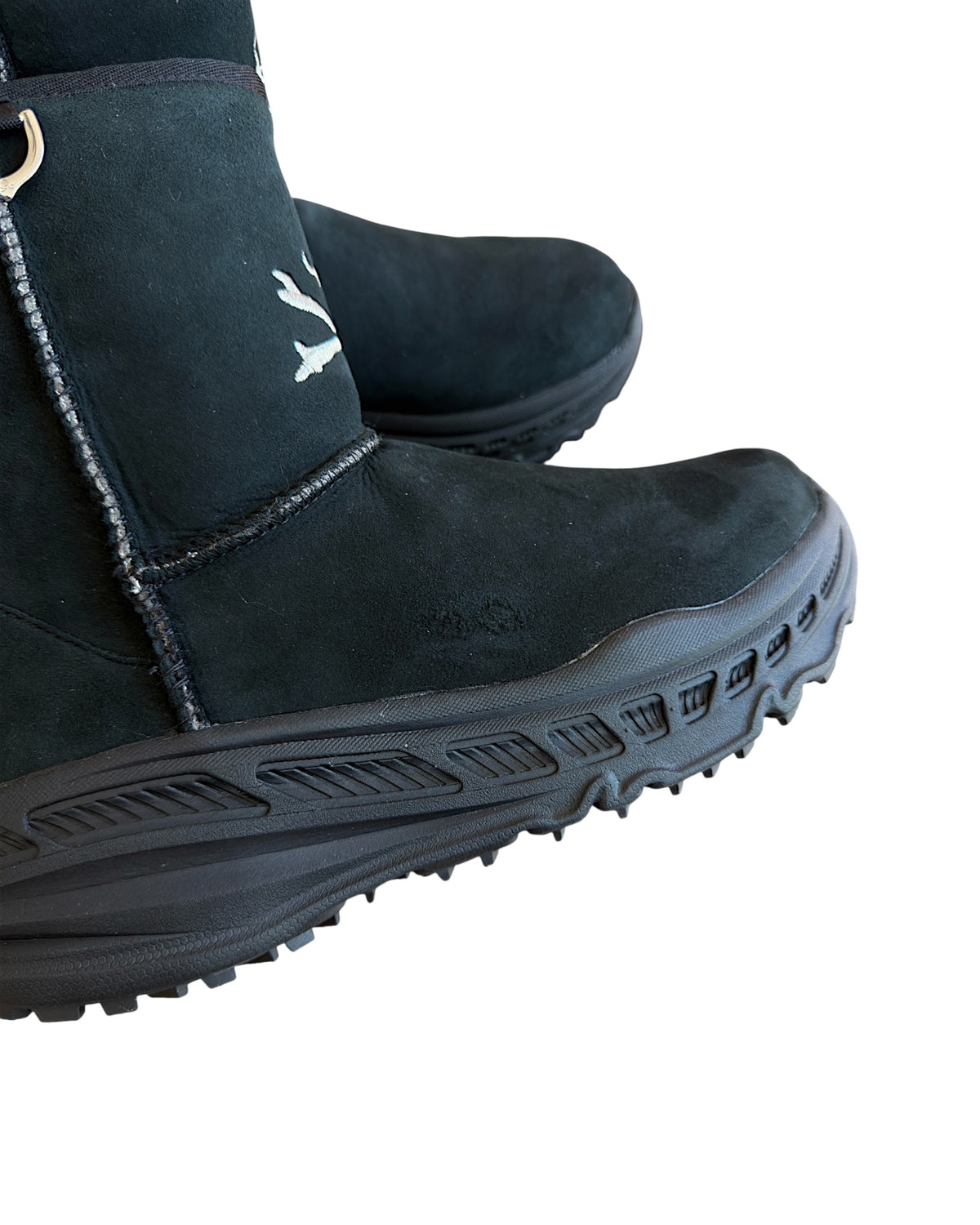 Mastermind World × Ugg Back Zip Skull Embroidered Shearling CA805 Boots
