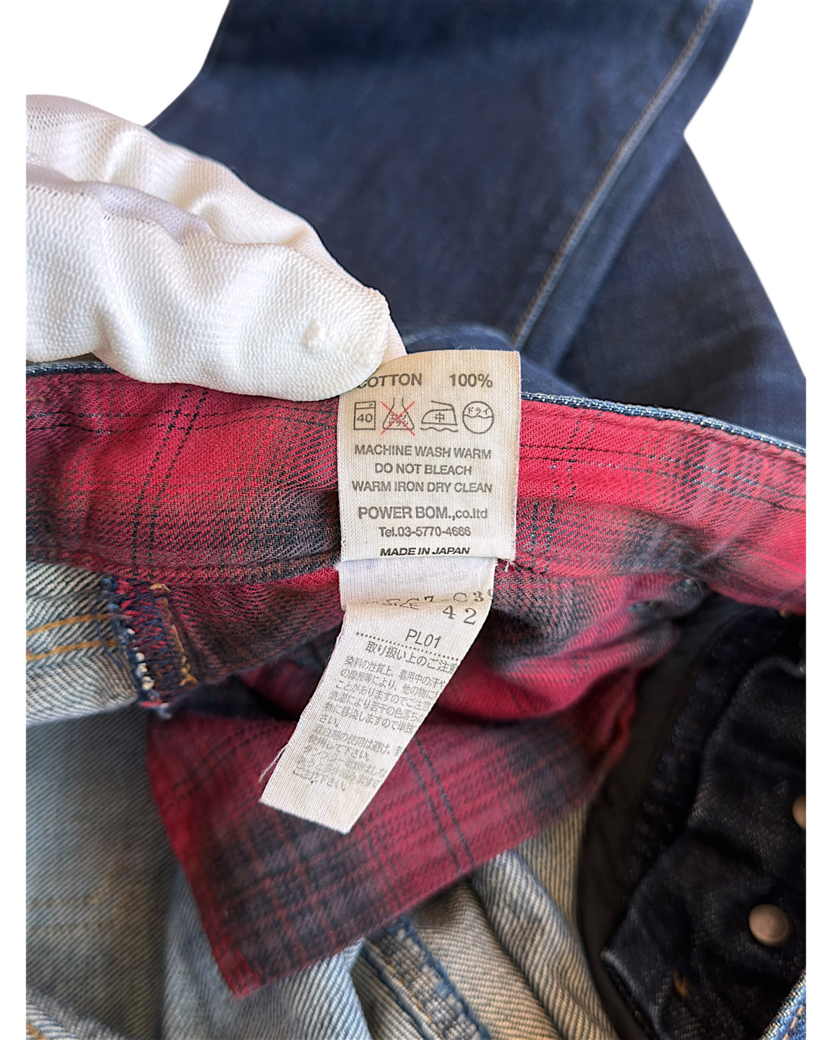 FUGA Star Studded Black Whisker Slim Indigo Denim Jeans
