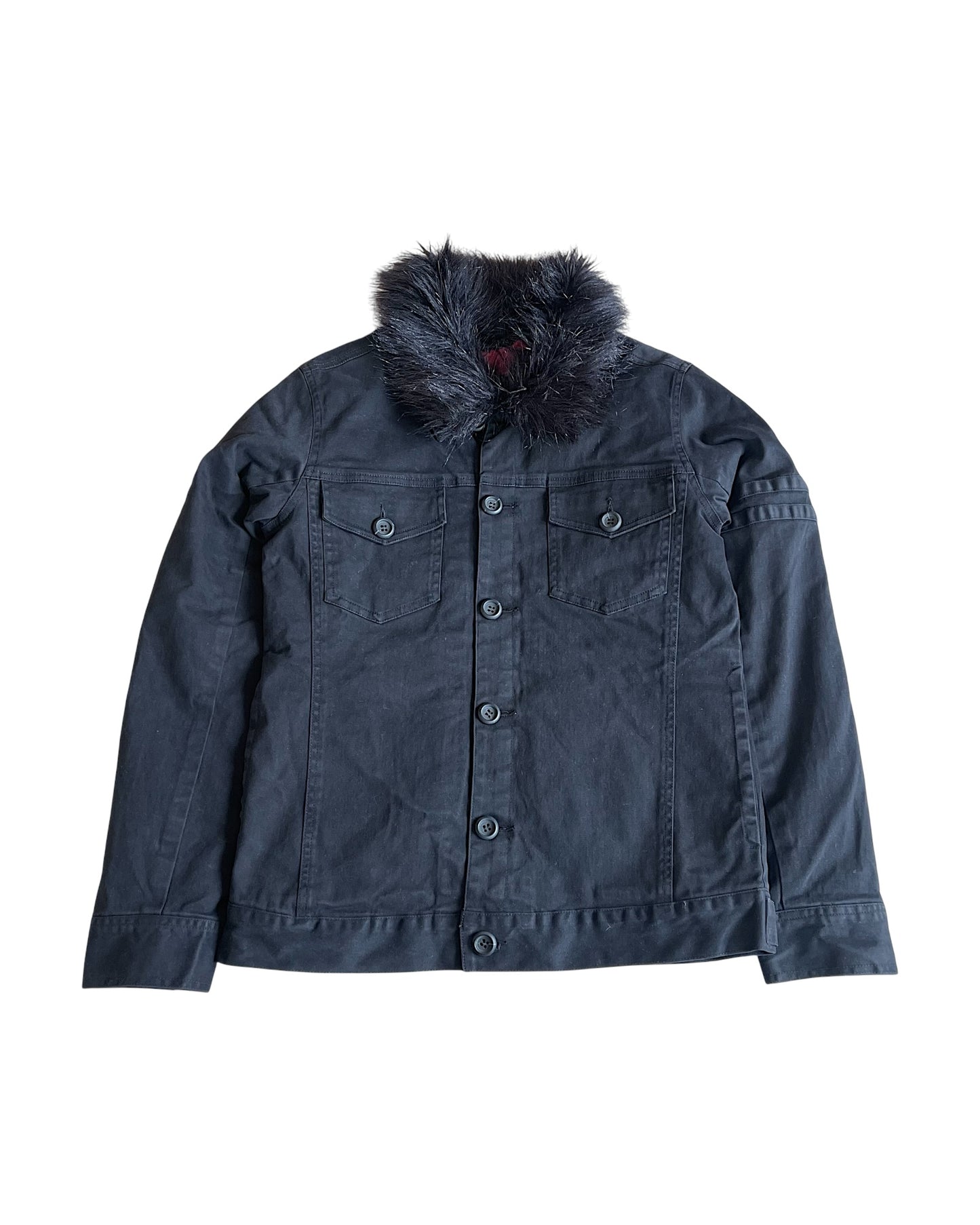 Vanana Gold Label Fur Collar Quilited Liner Trucker Jacket