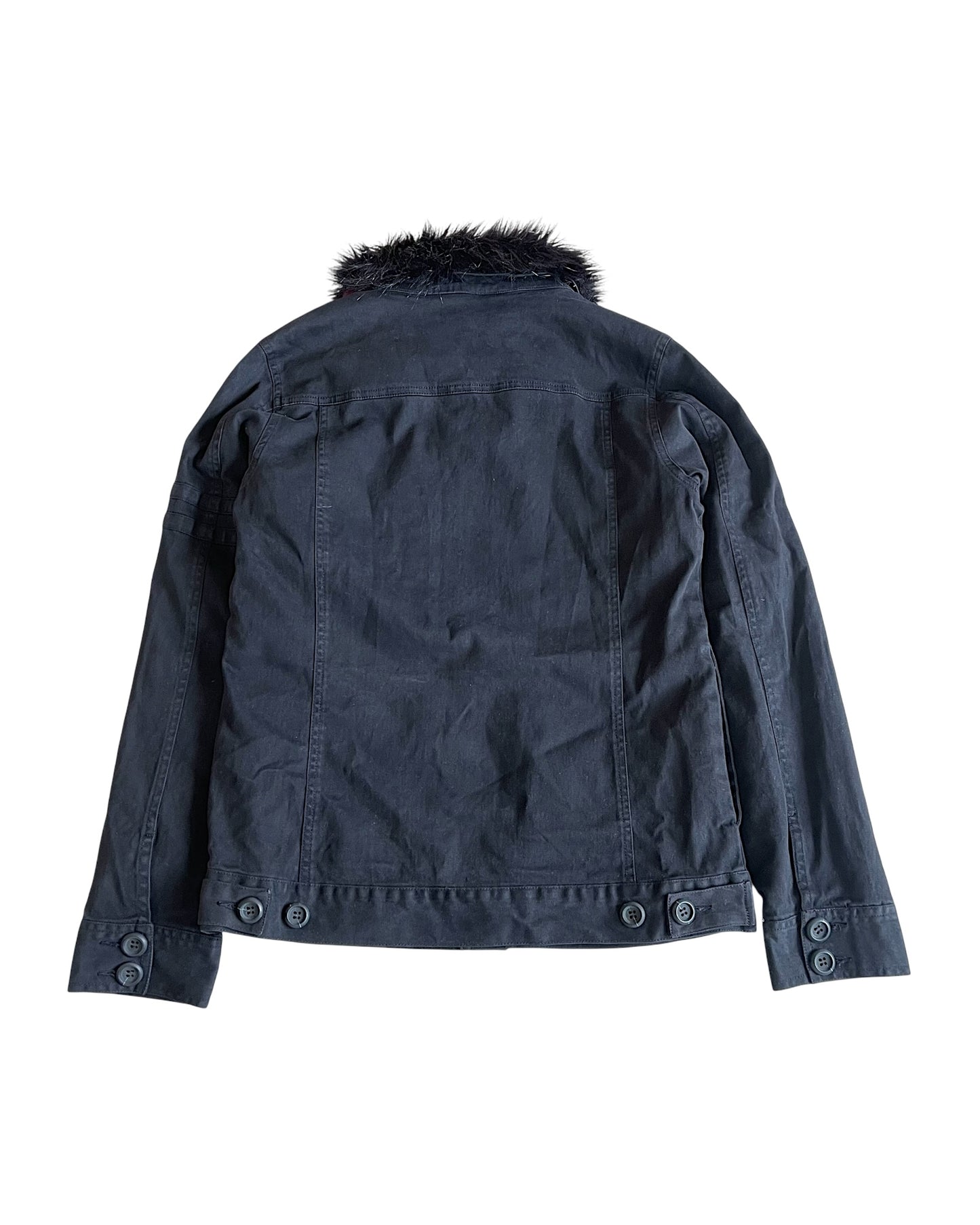 Vanana Gold Label Fur Collar Quilited Liner Trucker Jacket
