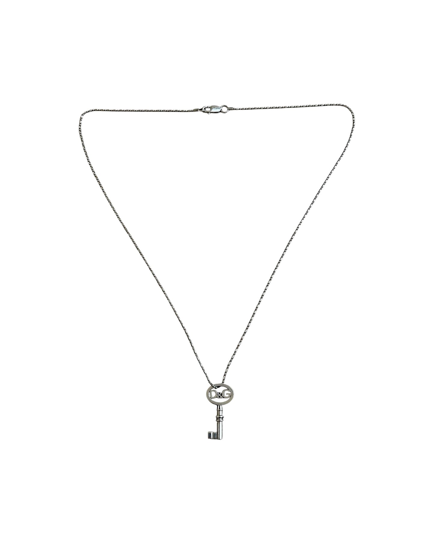 Dolce & Gabbana D&G Key Stainless Steel Necklace