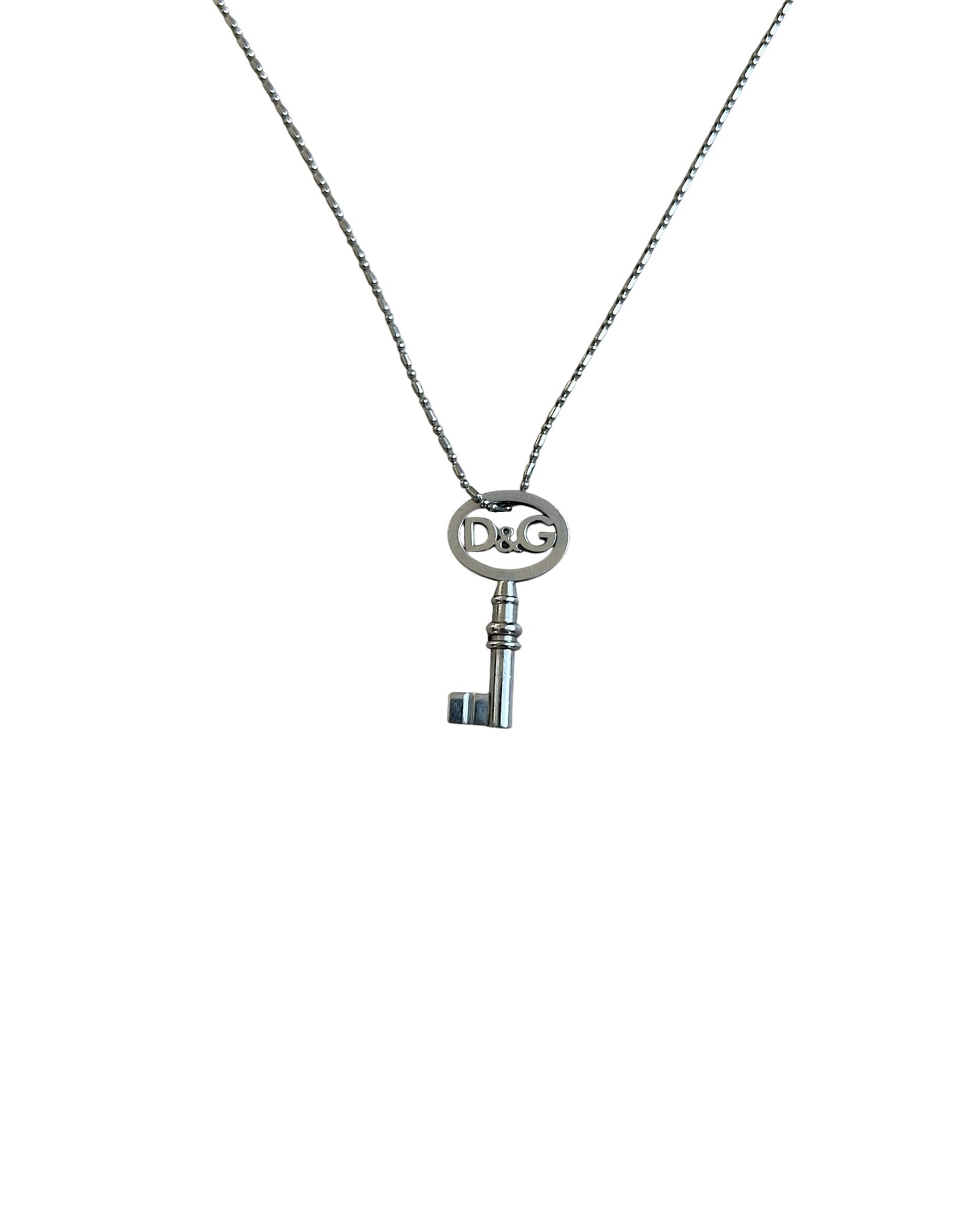Dolce & Gabbana D&G Key Stainless Steel Necklace