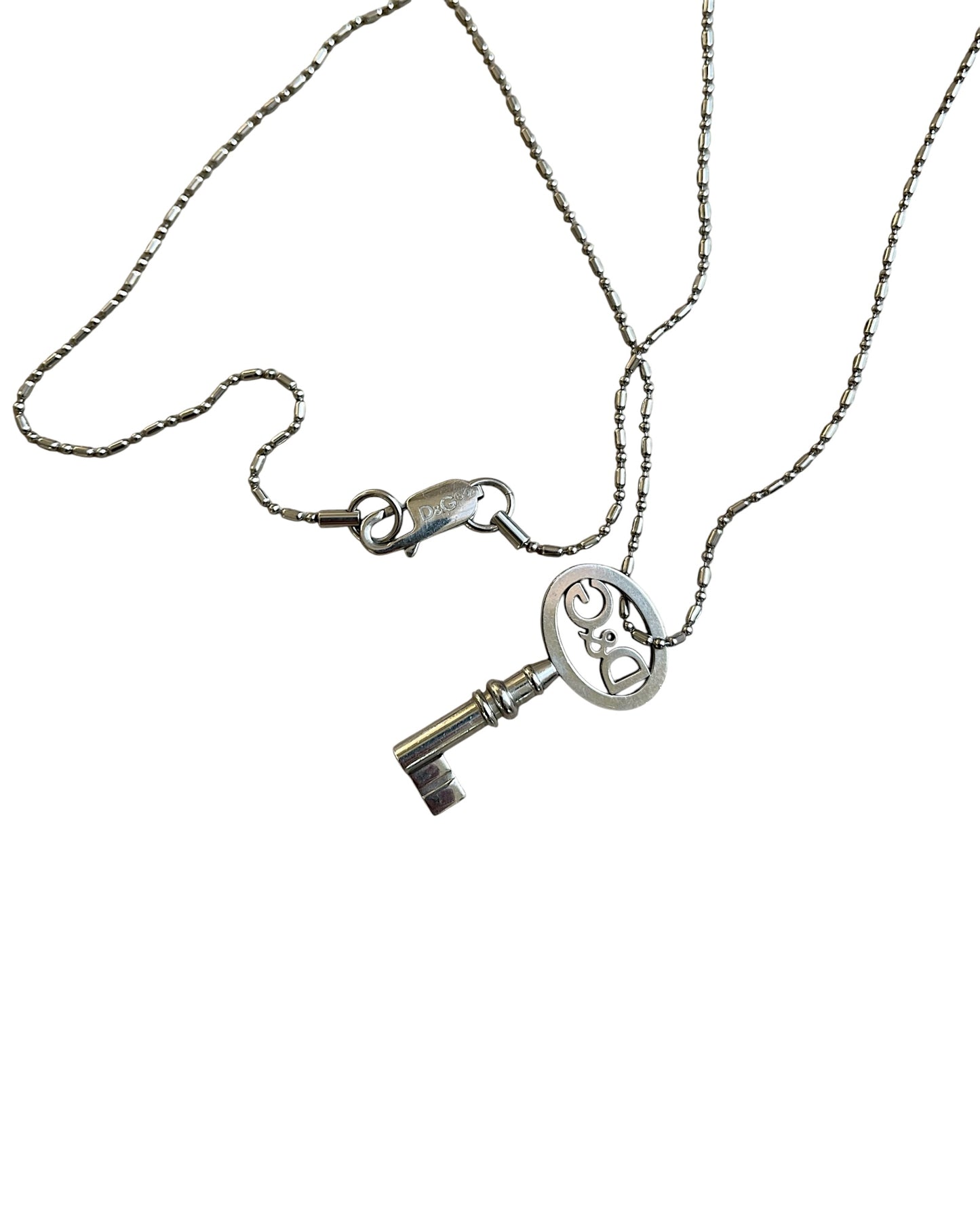 Dolce & Gabbana D&G Key Stainless Steel Necklace