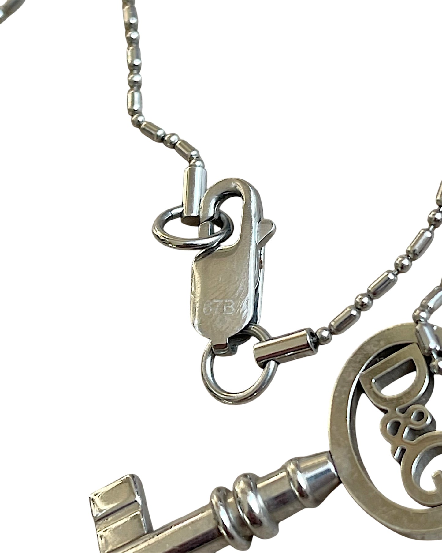 Dolce & Gabbana D&G Key Stainless Steel Necklace