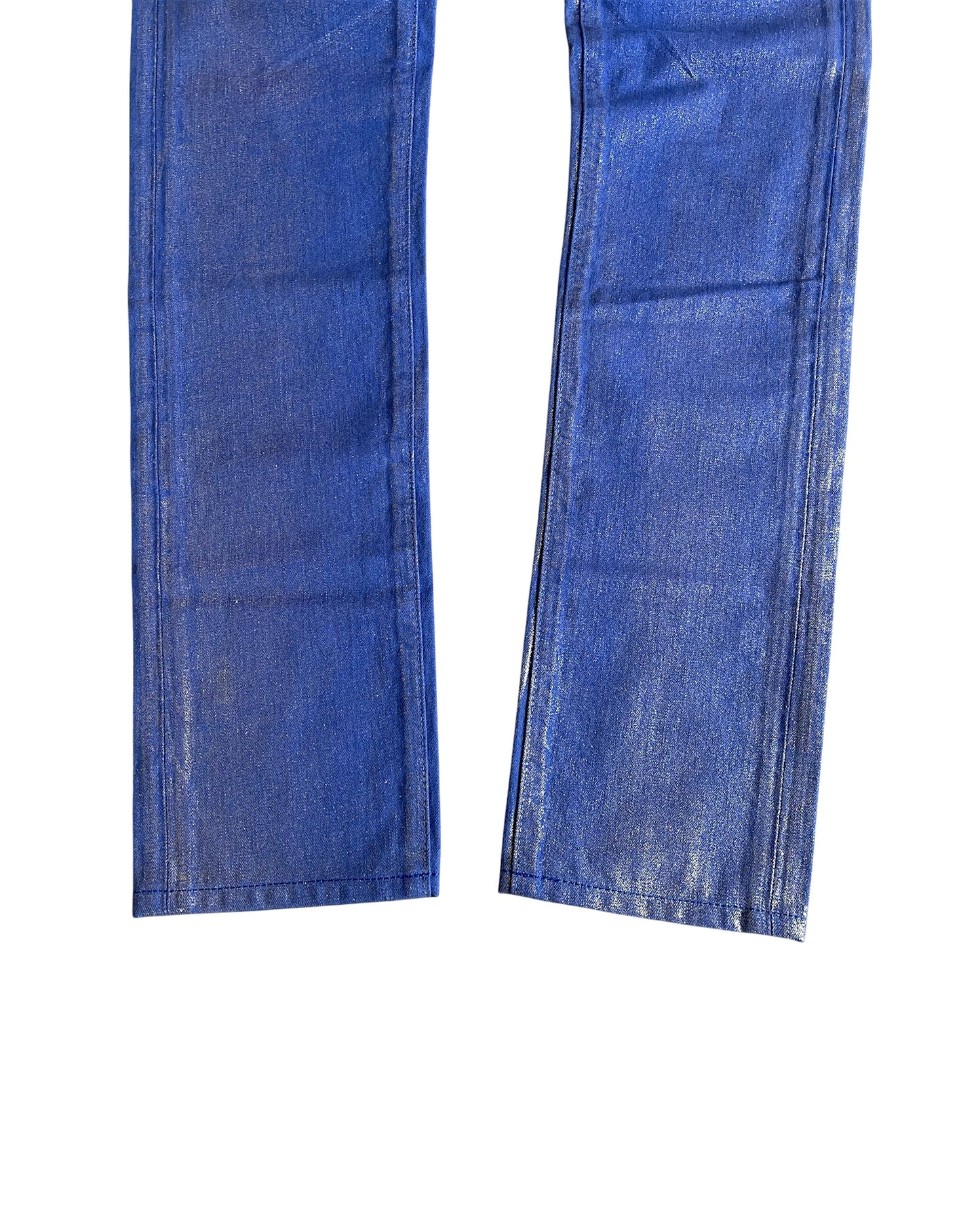 Dior Homme SS09 ‘Planisphère’ Luster Gold Wax Denim Jeans