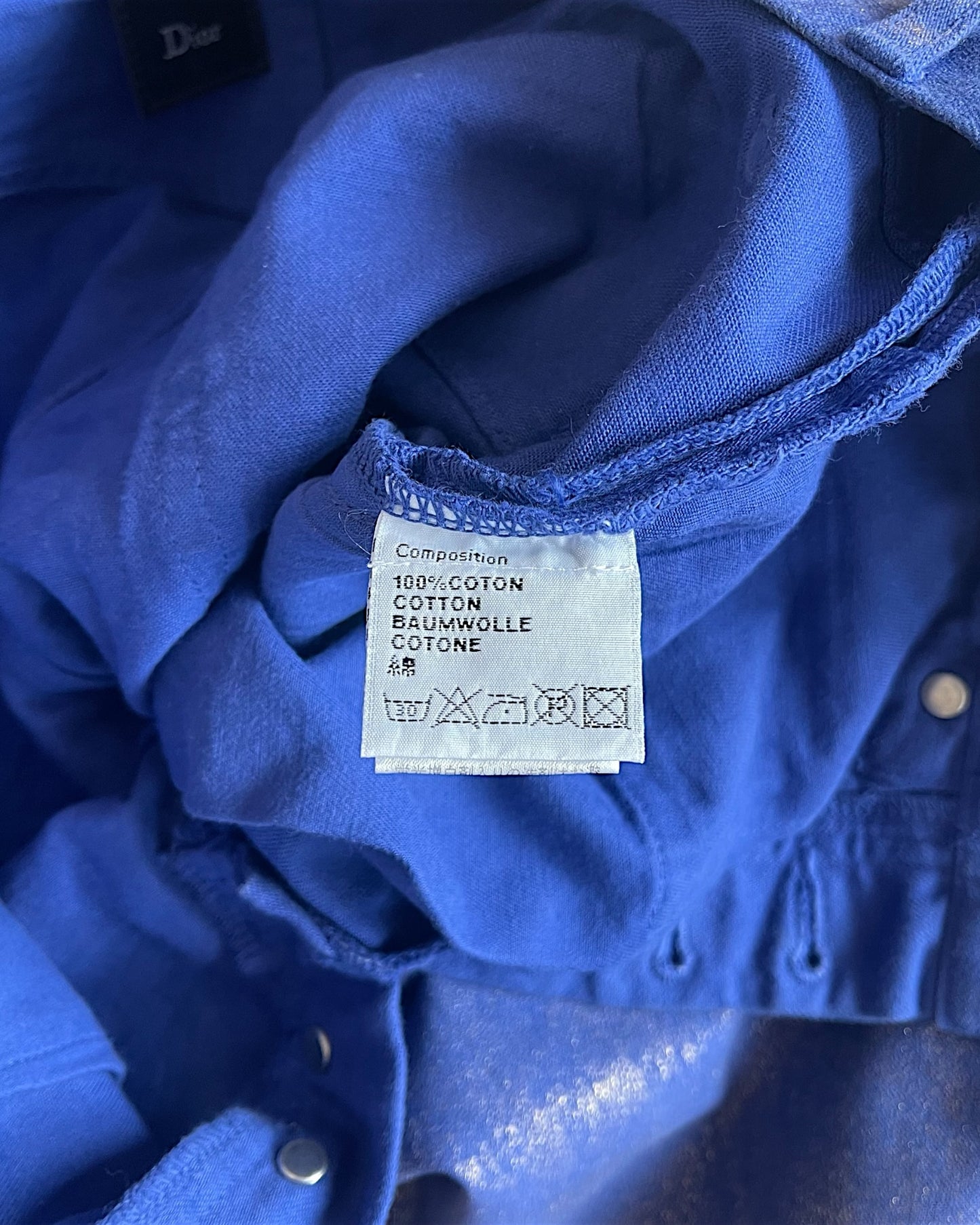 Dior Homme SS09 ‘Planisphère’ Luster Gold Wax Denim Jeans