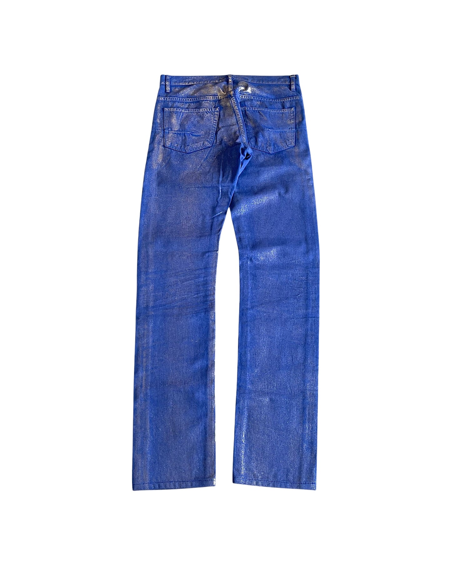 Dior Homme SS09 ‘Planisphère’ Luster Gold Wax Denim Jeans
