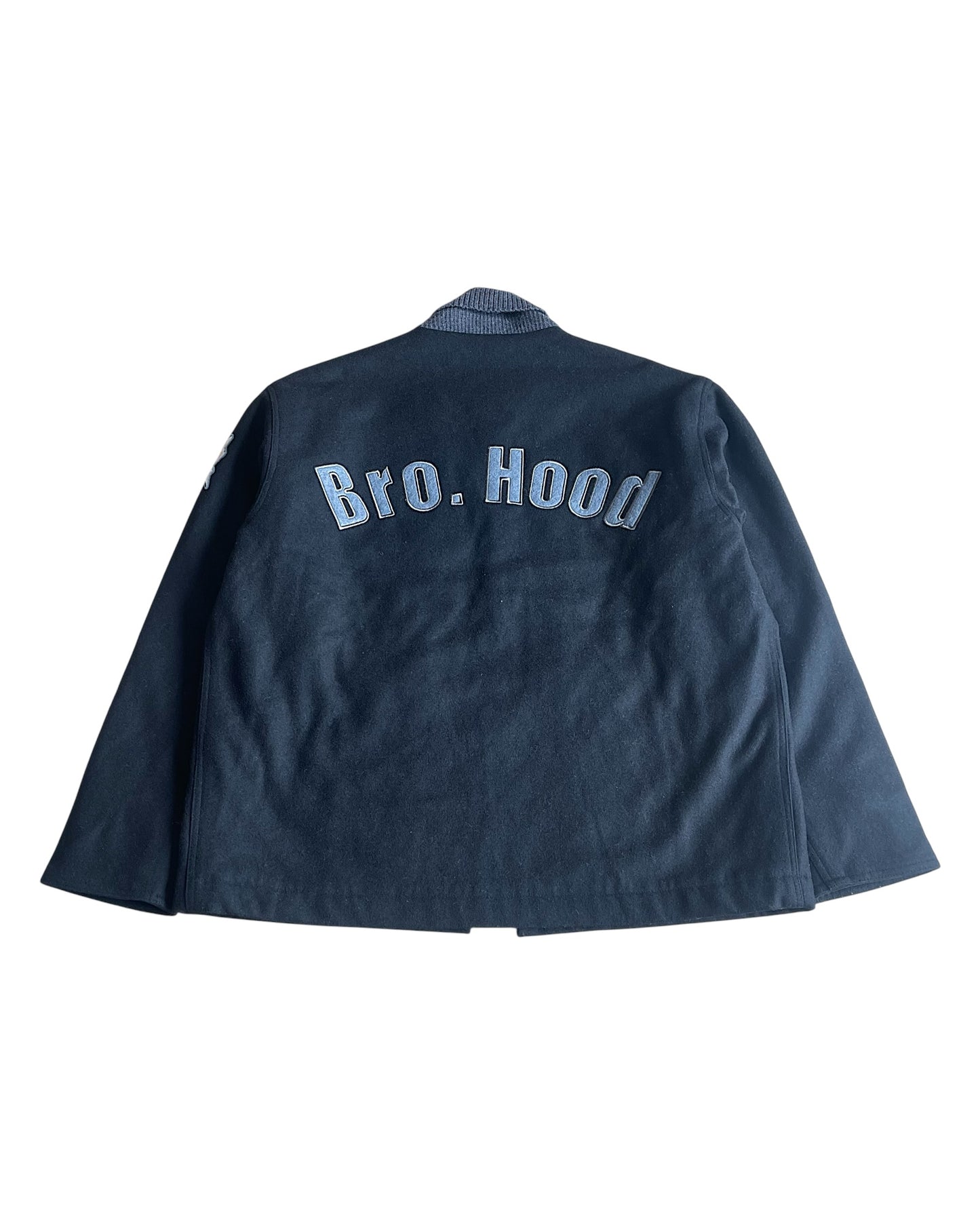 Bape x Neighborhood 2001 Bro. Hood Quilted Wool Jacket