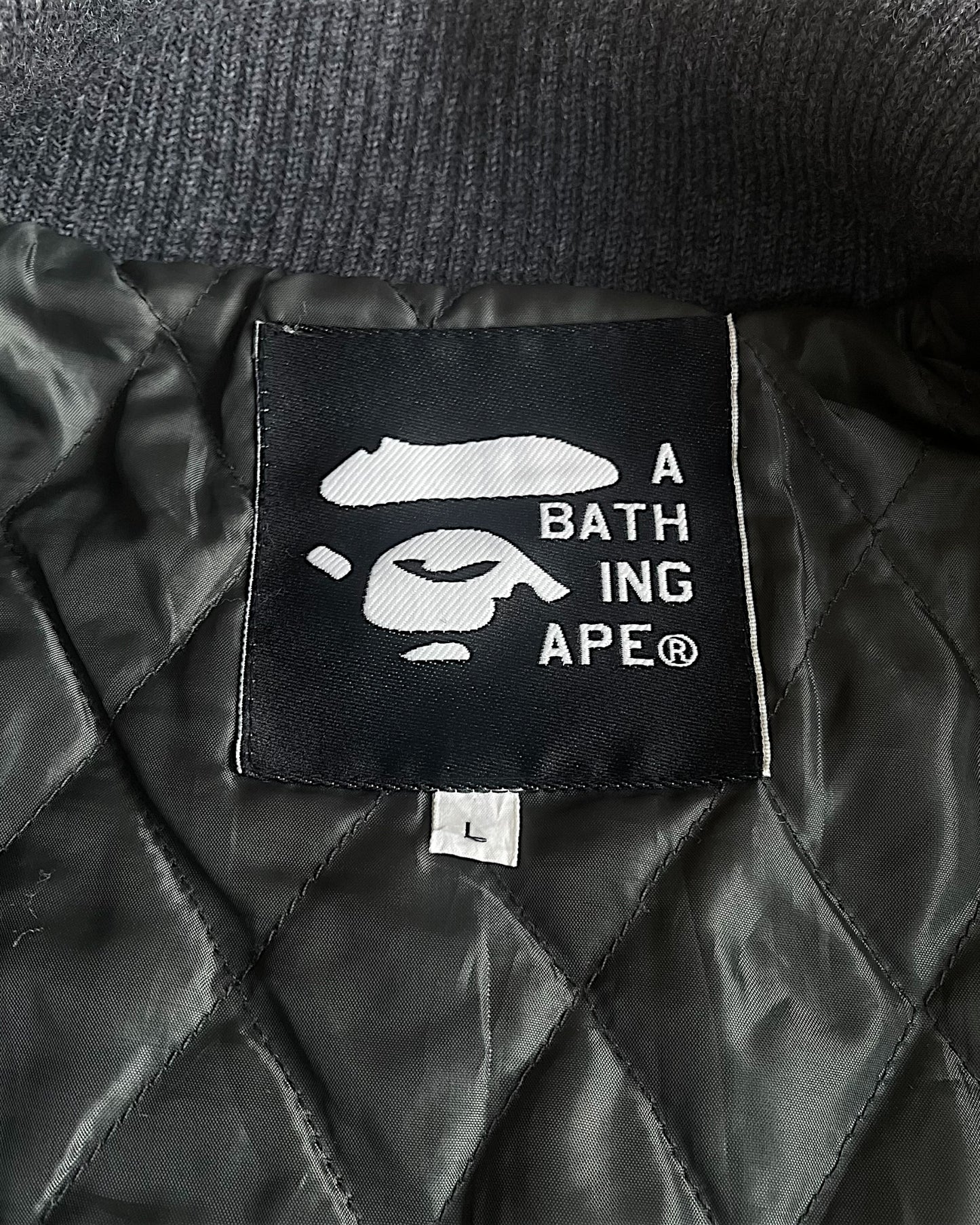 Bape x Neighborhood 2001 Bro. Hood Quilted Wool Jacket