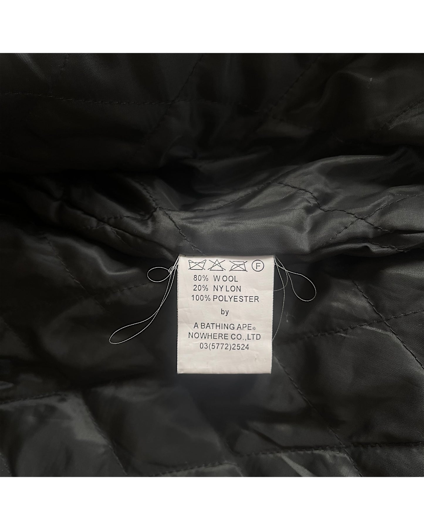 Bape x Neighborhood 2001 Bro. Hood Quilted Wool Jacket