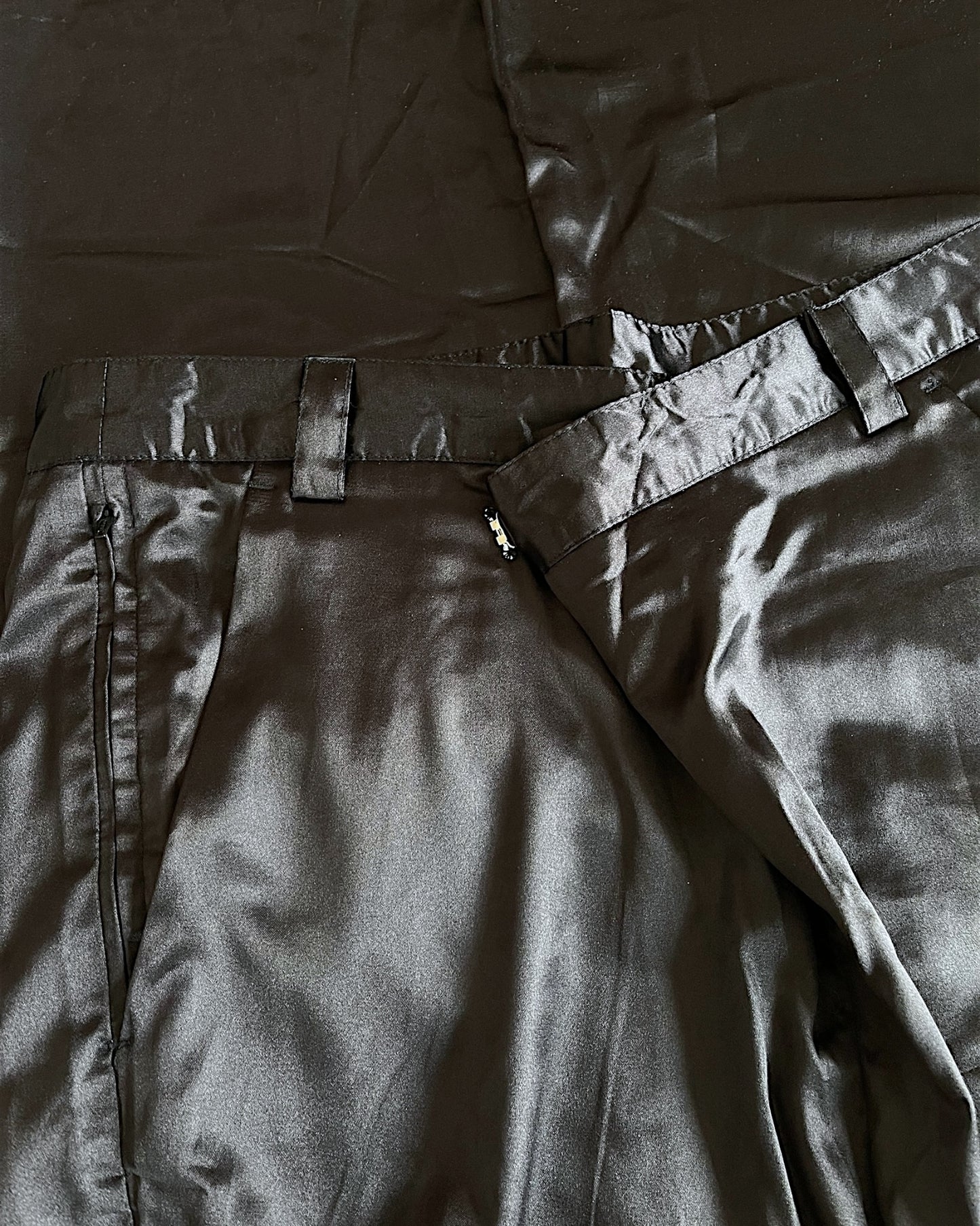 14th Addiction Wrap Hook Closure Wide Leg Slack Pants