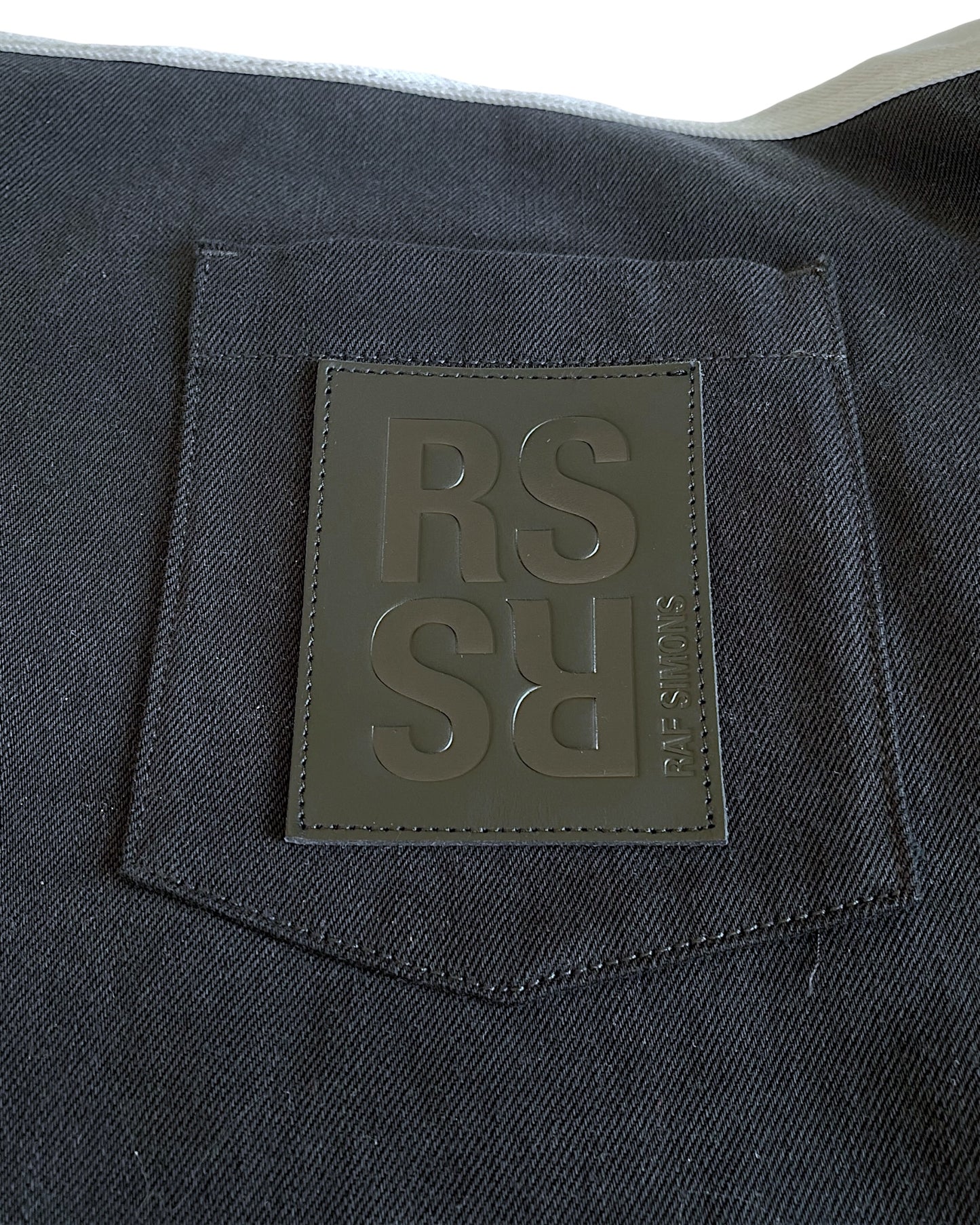 Raf Simons AW22/23 Oversized Bicolor Denim Overshirt