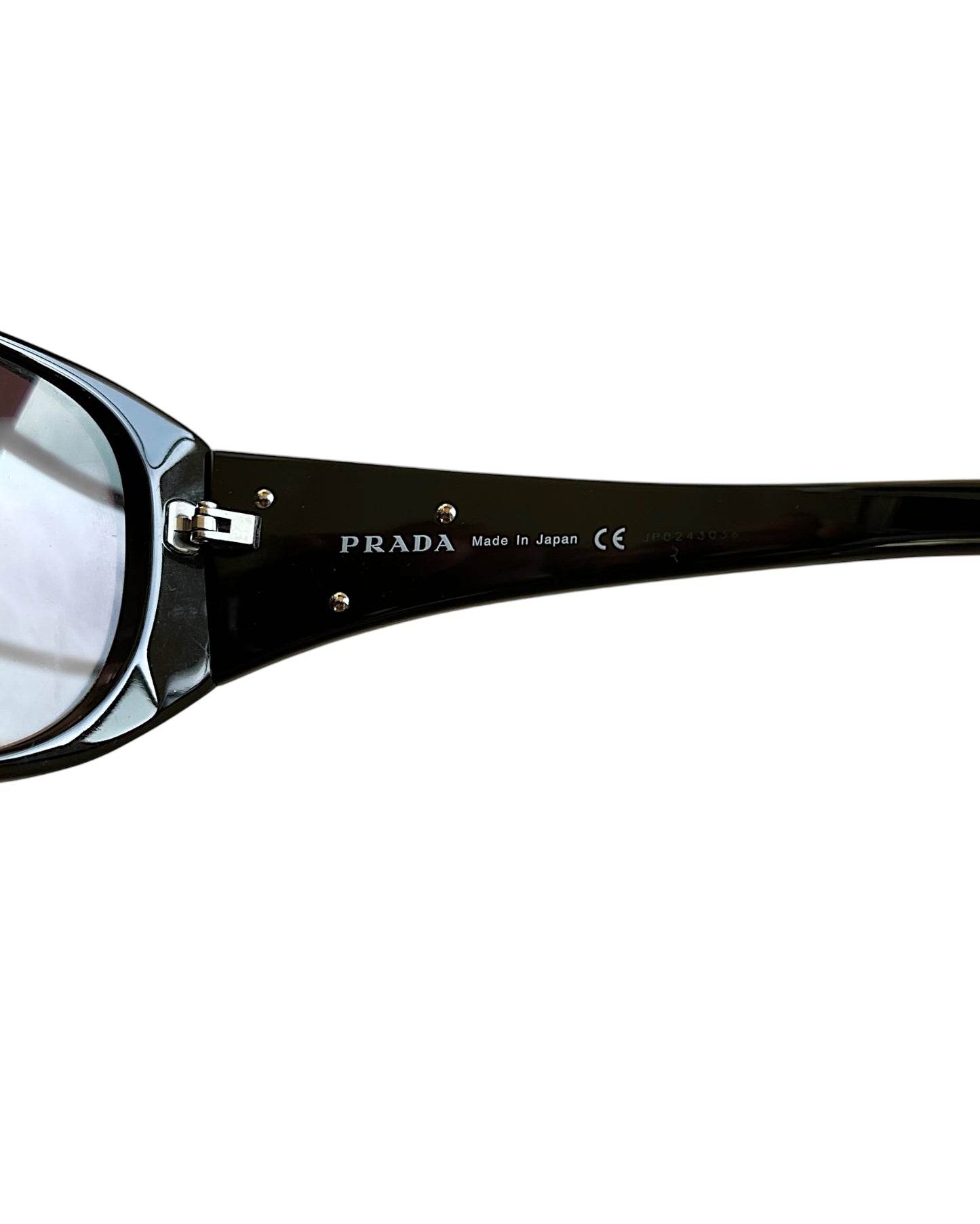 Prada Milano Logo Round Cat Eye Sunglasses