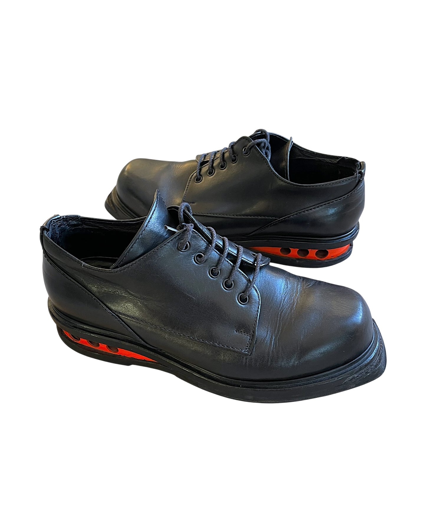 Dirk Bikkembergs SS97 "Easy Rider" Leather Derby Boots