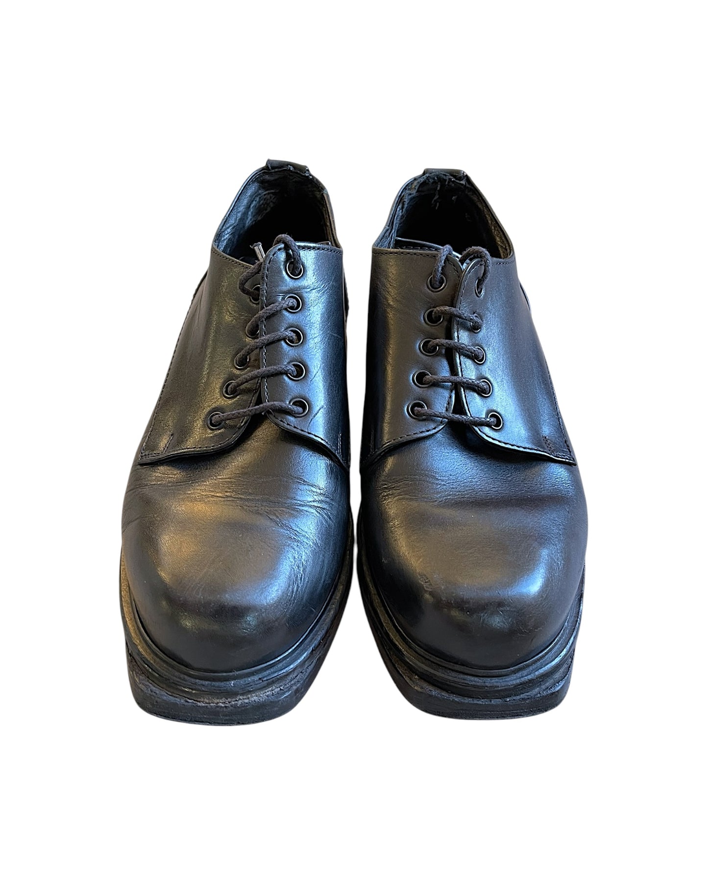 Dirk Bikkembergs SS97 "Easy Rider" Leather Derby Boots