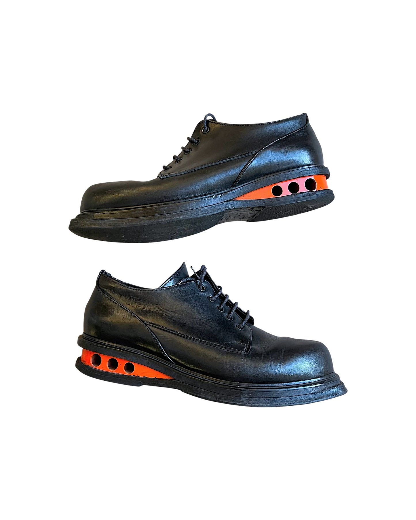 Dirk Bikkembergs SS97 "Easy Rider" Leather Derby Boots
