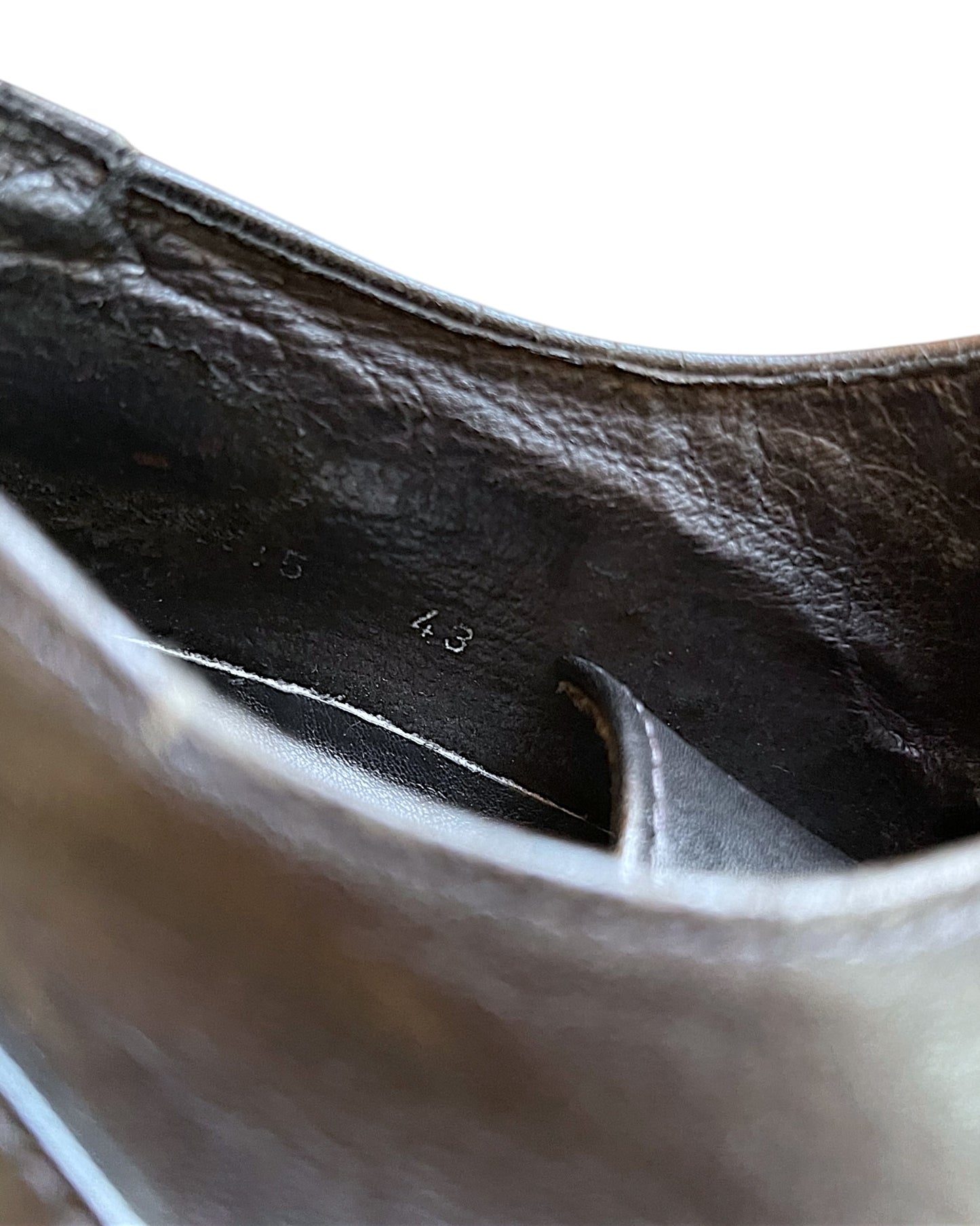 Dirk Bikkembergs SS97 "Easy Rider" Leather Derby Boots