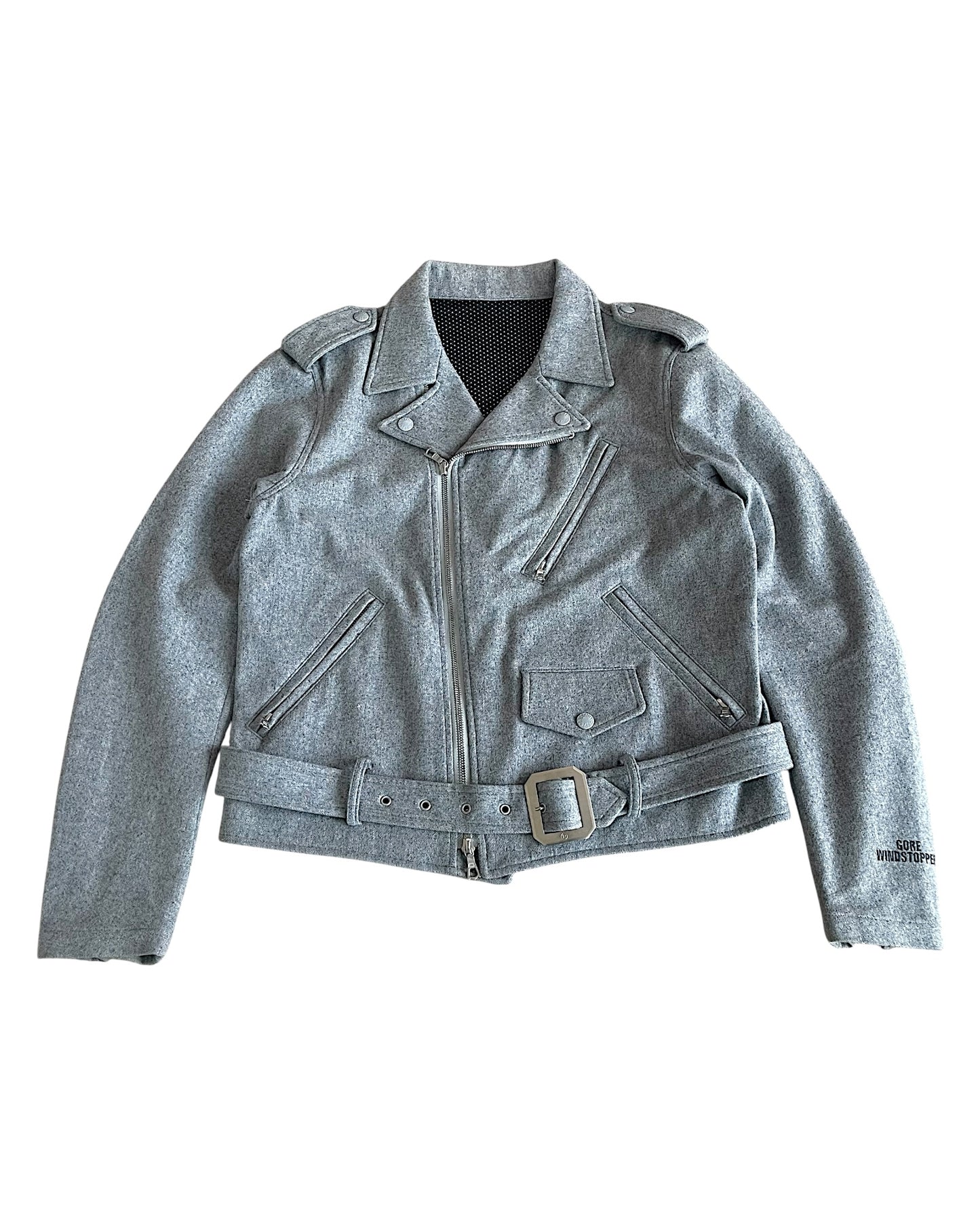 Bape 2000s Gore Windstopper Wool Riders Jacket