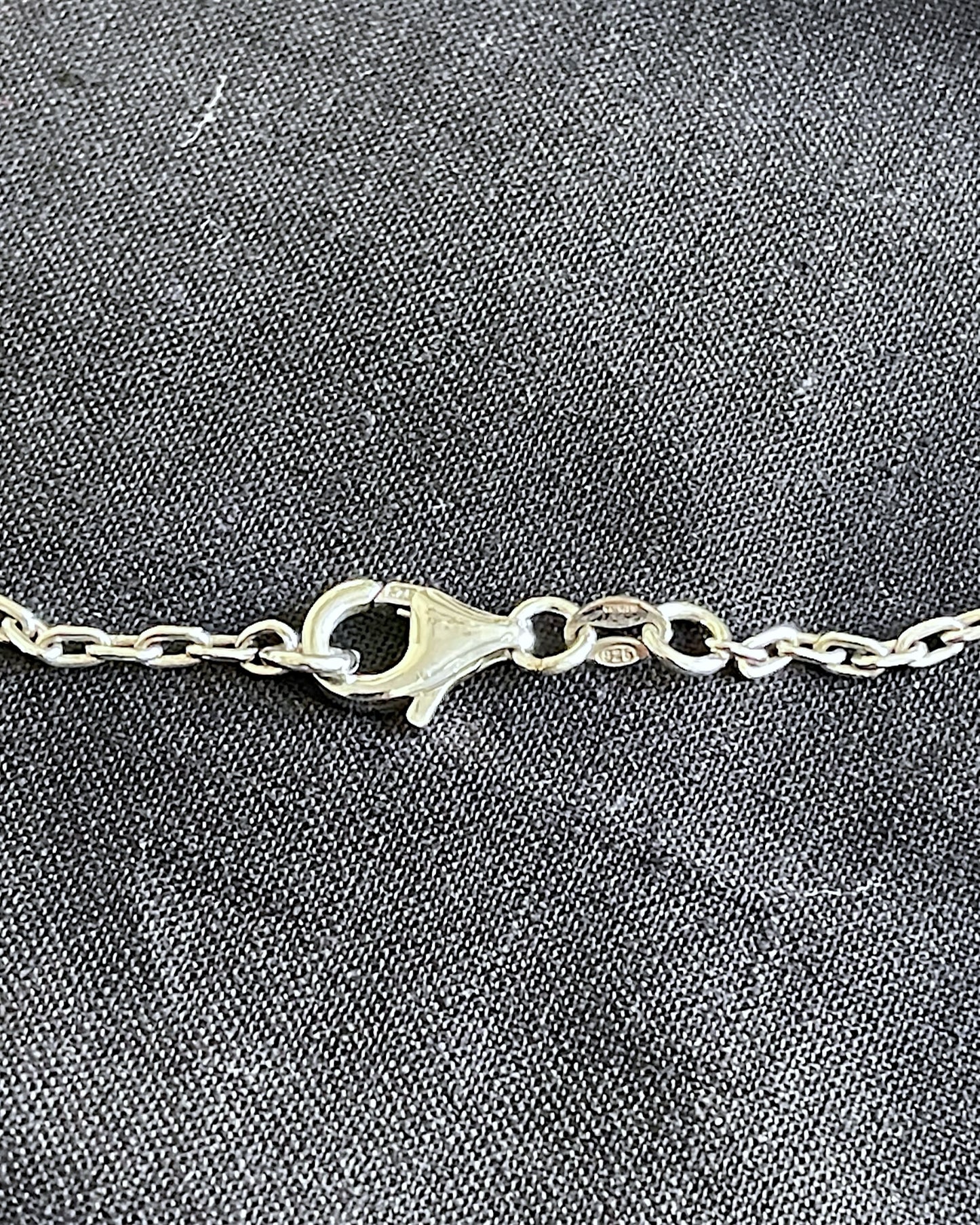 Dolce & Gabbana .925 Sterling Silver Cross Rosary Necklace